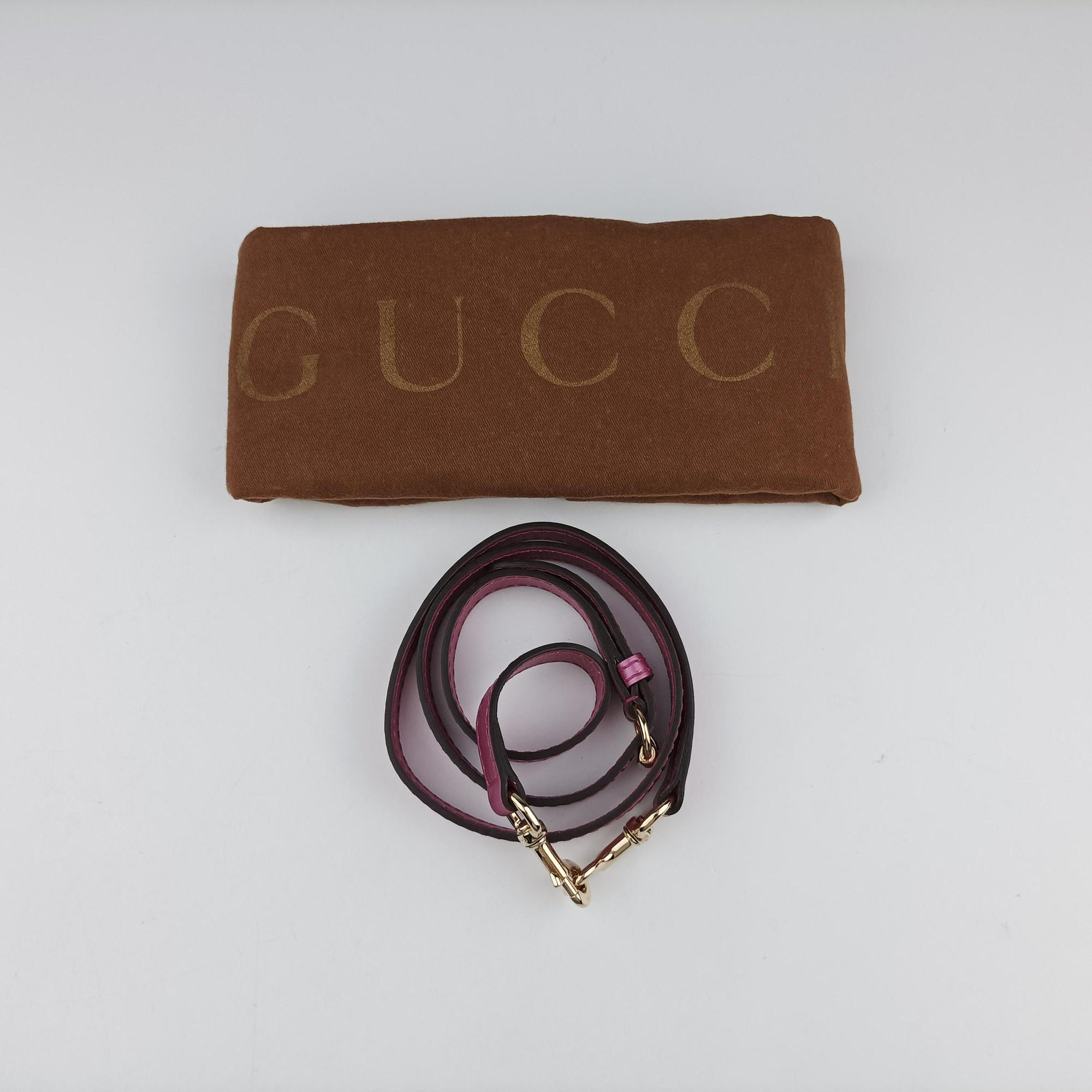 Guccissima Heart Bit Beige × Pink Canvas×Leather 269957 H011347766グッチシマ ハートビット ベージュ×ピンク キャンバス×レザー 269957 H011347766