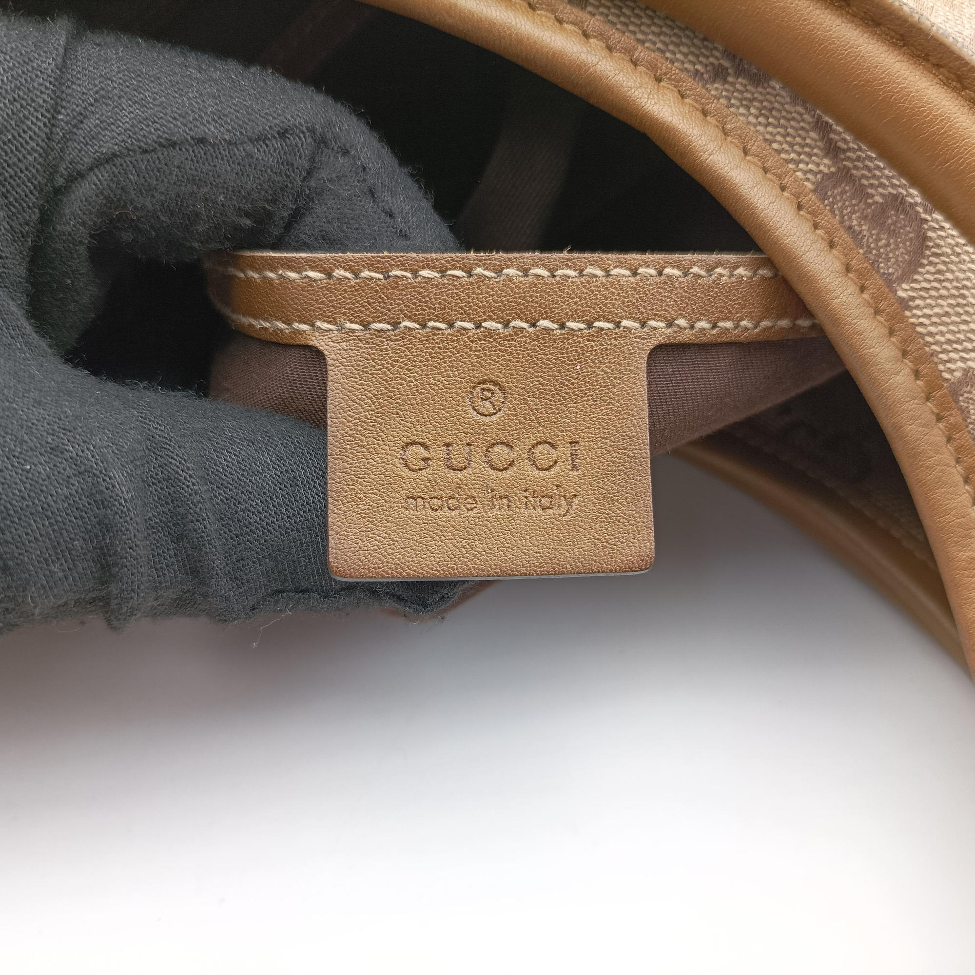 New Jackie Brown×gBeige canvas×leather 203494 Lot number unknownニュージャッキー ブラウン×ベージュ キャンバス×レザー 203494 製番不明