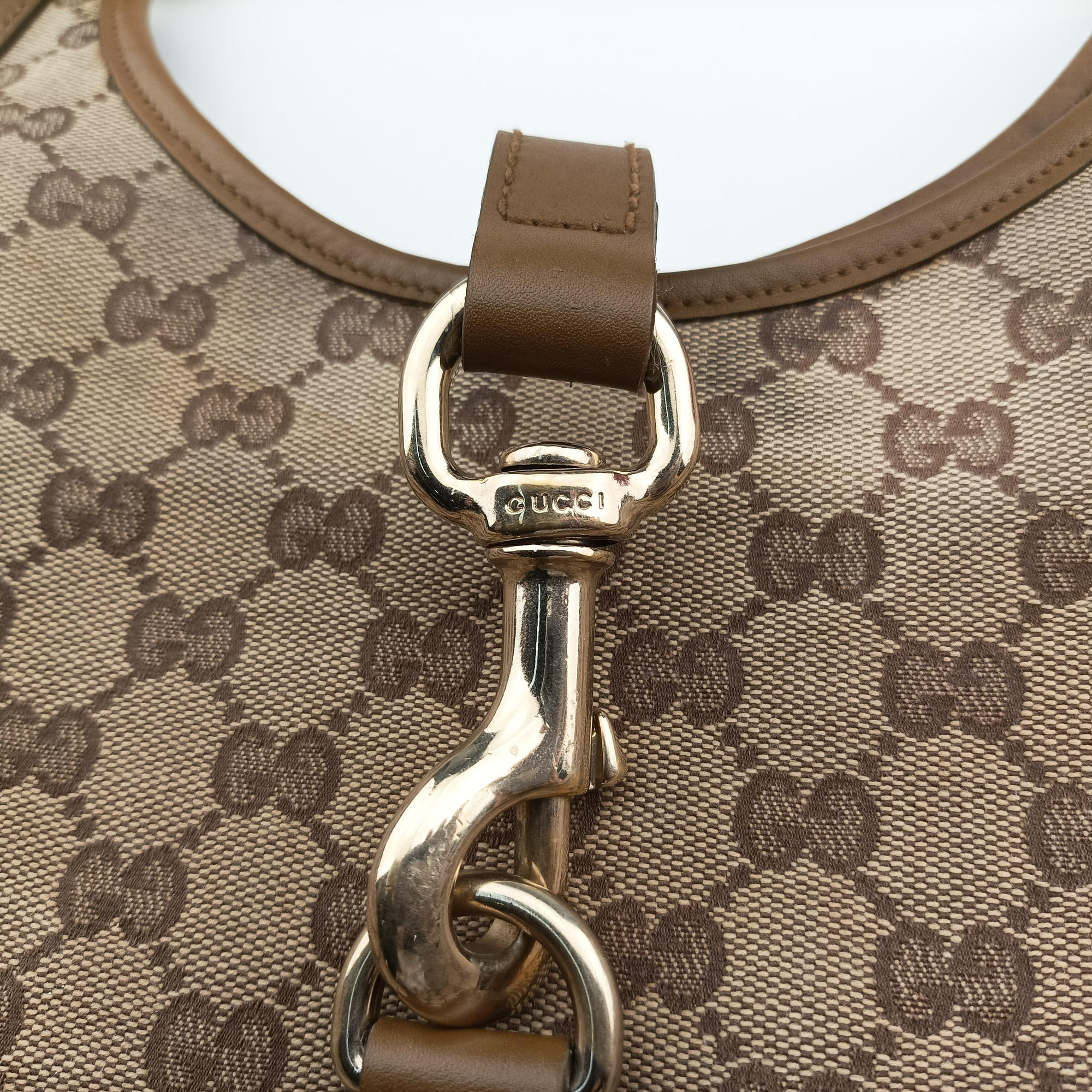 New Jackie Brown×gBeige canvas×leather 203494 Lot number unknownニュージャッキー ブラウン×ベージュ キャンバス×レザー 203494 製番不明