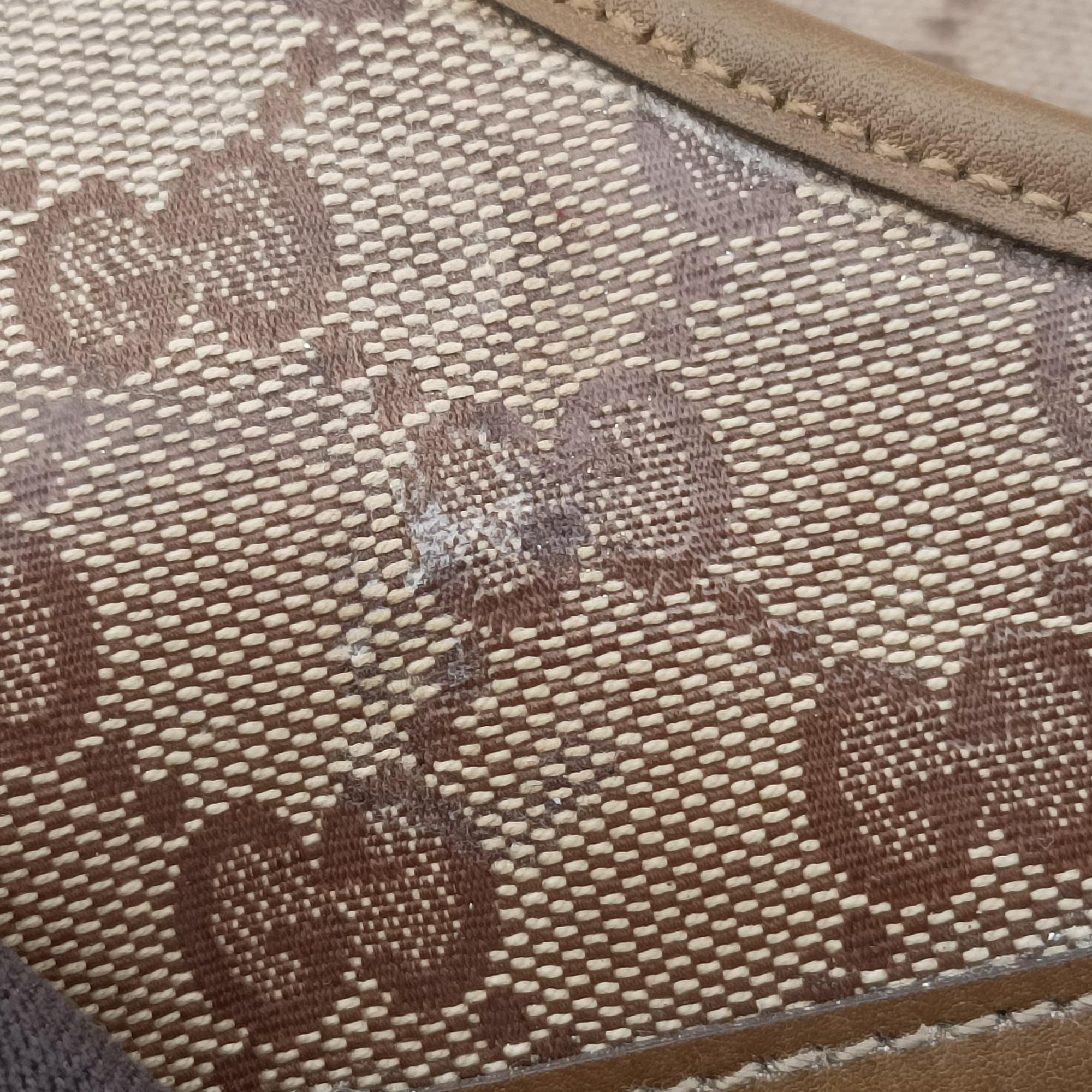 New Jackie Brown×gBeige canvas×leather 203494 Lot number unknownニュージャッキー ブラウン×ベージュ キャンバス×レザー 203494 製番不明