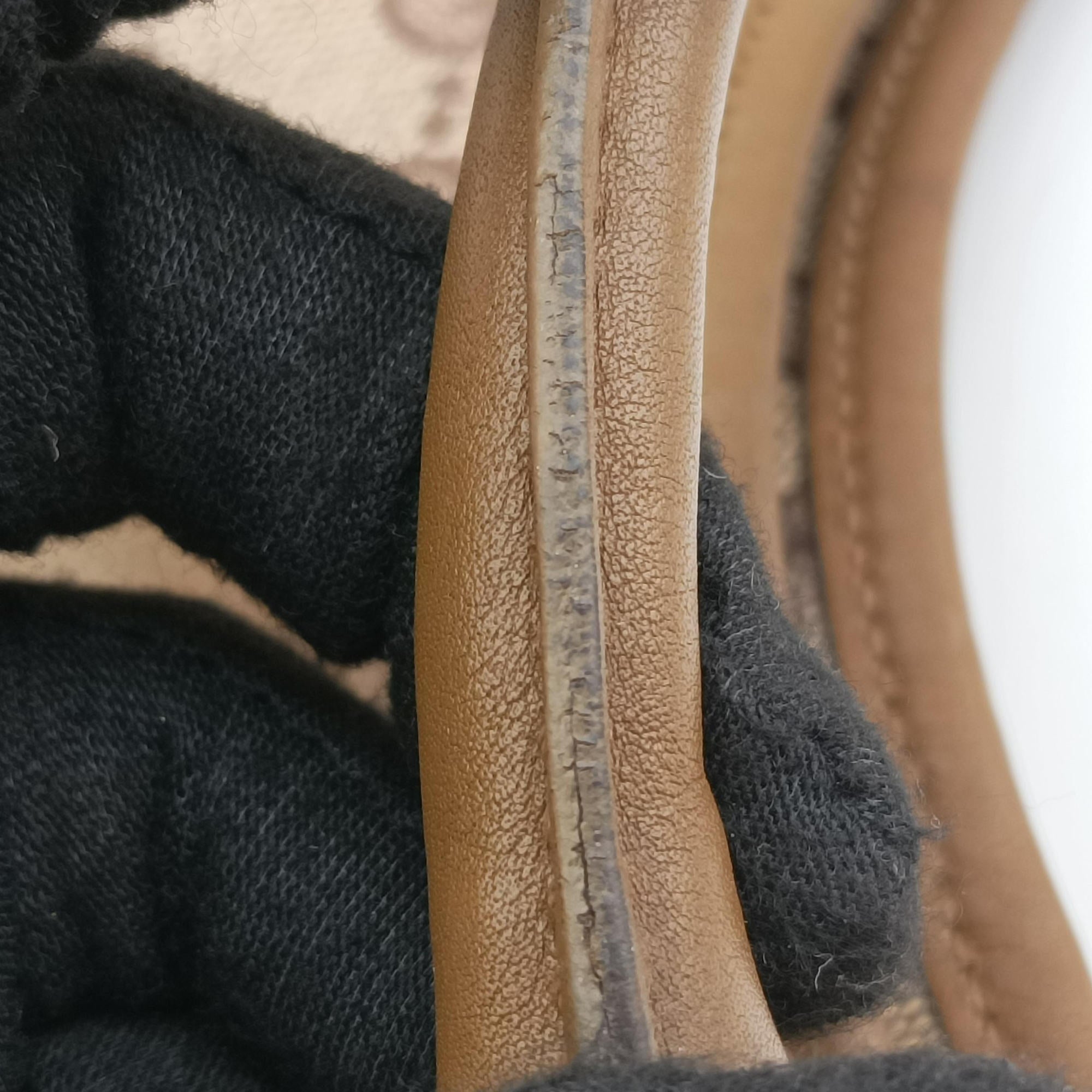 New Jackie Brown×gBeige canvas×leather 203494 Lot number unknownニュージャッキー ブラウン×ベージュ キャンバス×レザー 203494 製番不明