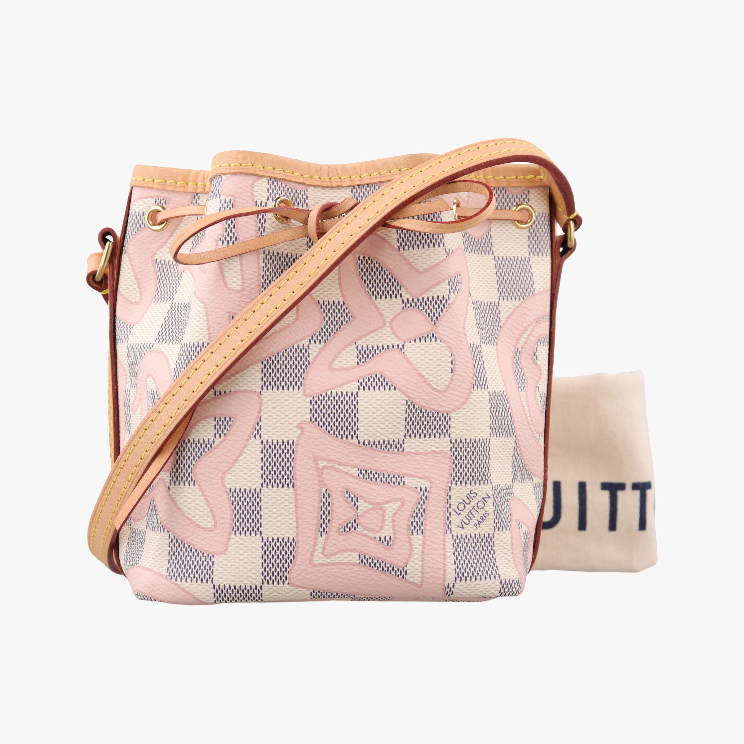 Tahitienne Nano Noe AZUR Damier Canvas N60052 AR0187タヒチアン ナノ ノエ アズール ダミエキャンバス N60052 AR0187