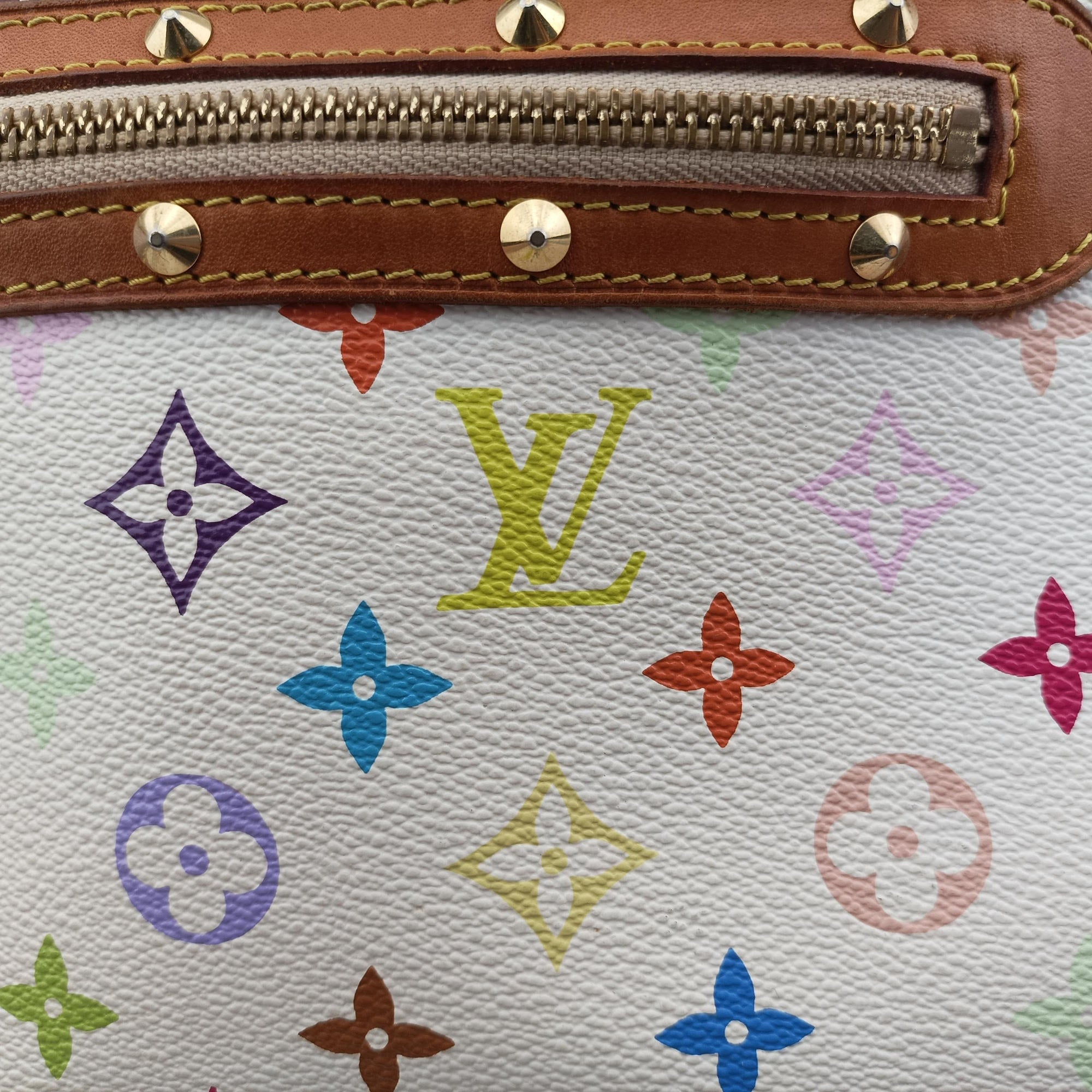 Boulogne White Monogram Multicolor M92660 Lot number unknownブローニュ ブロン モノグラム マルチカラー M92660 製番不明