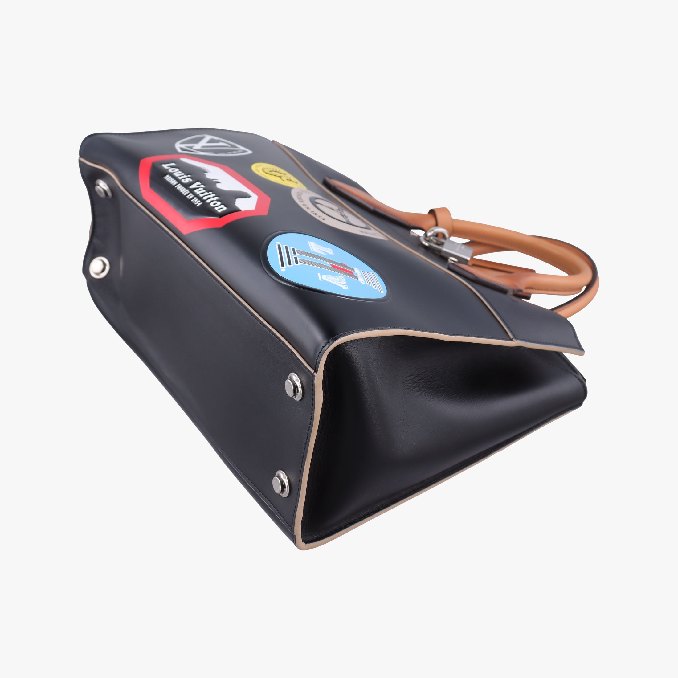 World Tour City Steamer MM Black×multicolor Leather M43080 FO4136ワールドツアー シティ・スティーマー MM ブラック×マルチカラー レザー M43080 FO4136