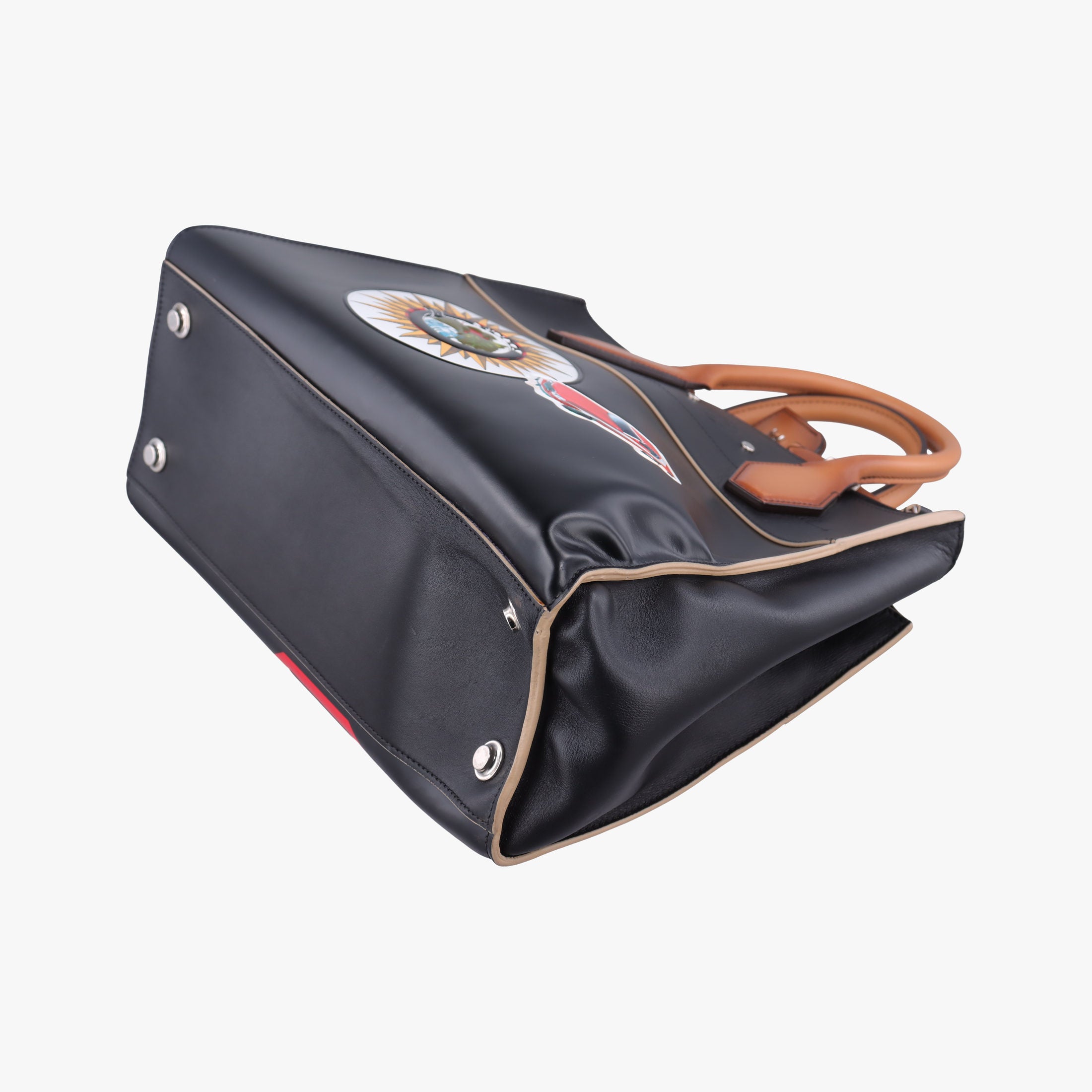 World Tour City Steamer MM Black×multicolor Leather M43080 FO4136ワールドツアー シティ・スティーマー MM ブラック×マルチカラー レザー M43080 FO4136