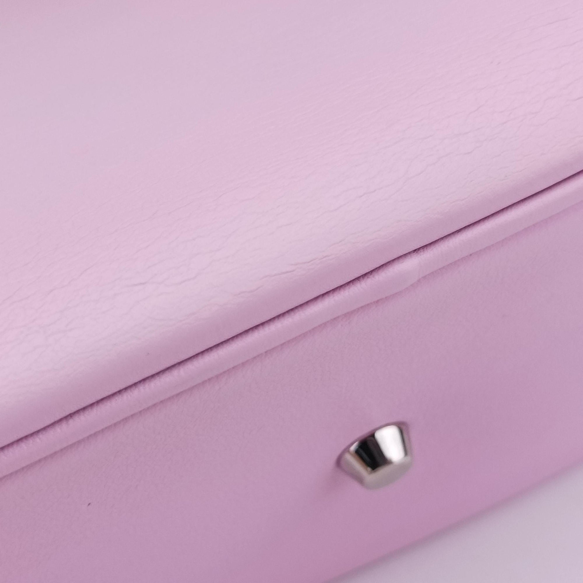 Diorissimo pink×red Leather 09-MA-0174ディオリッシモ ピンク×レッド レザー 09-MA-0174