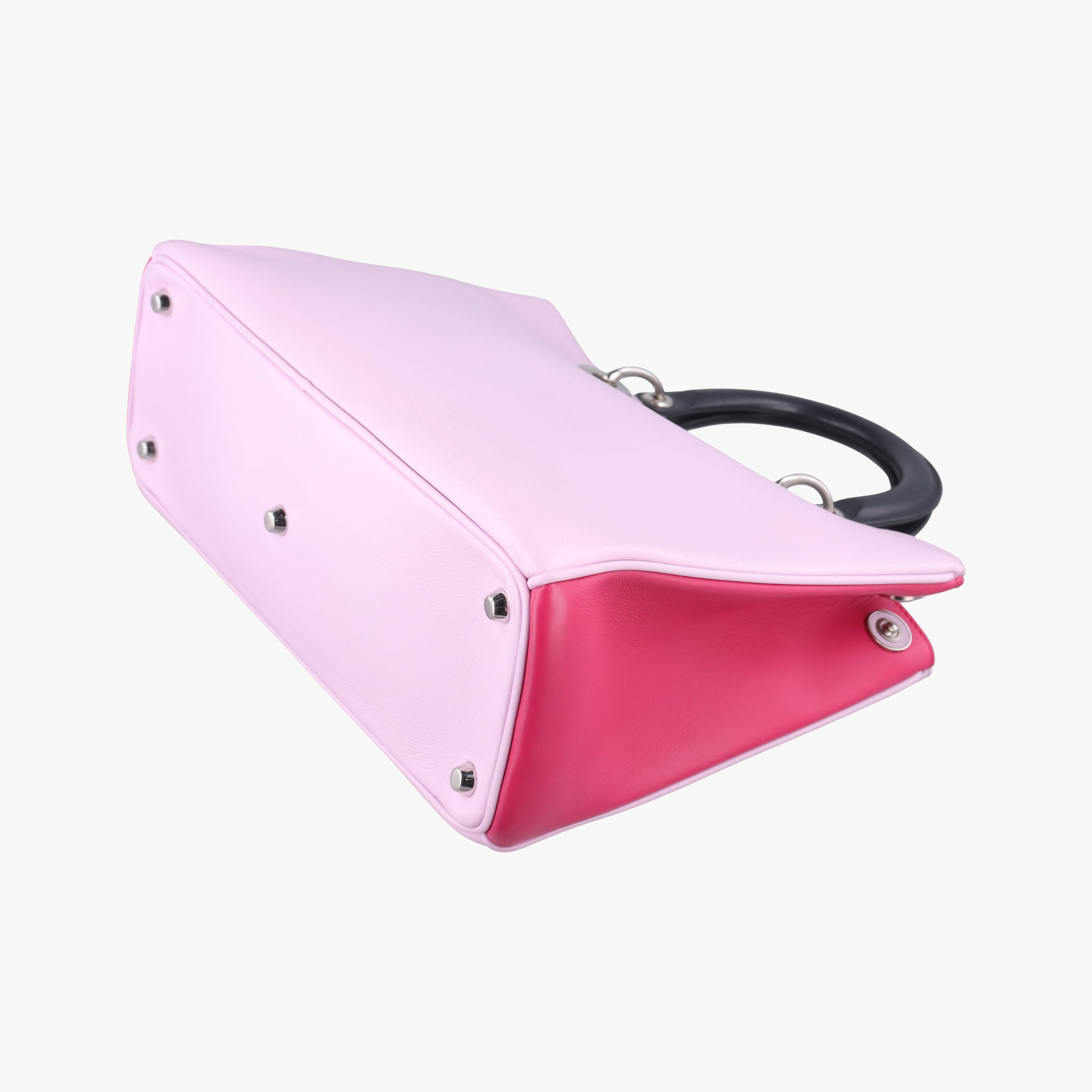 Diorissimo pink×red Leather 09-MA-0174ディオリッシモ ピンク×レッド レザー 09-MA-0174