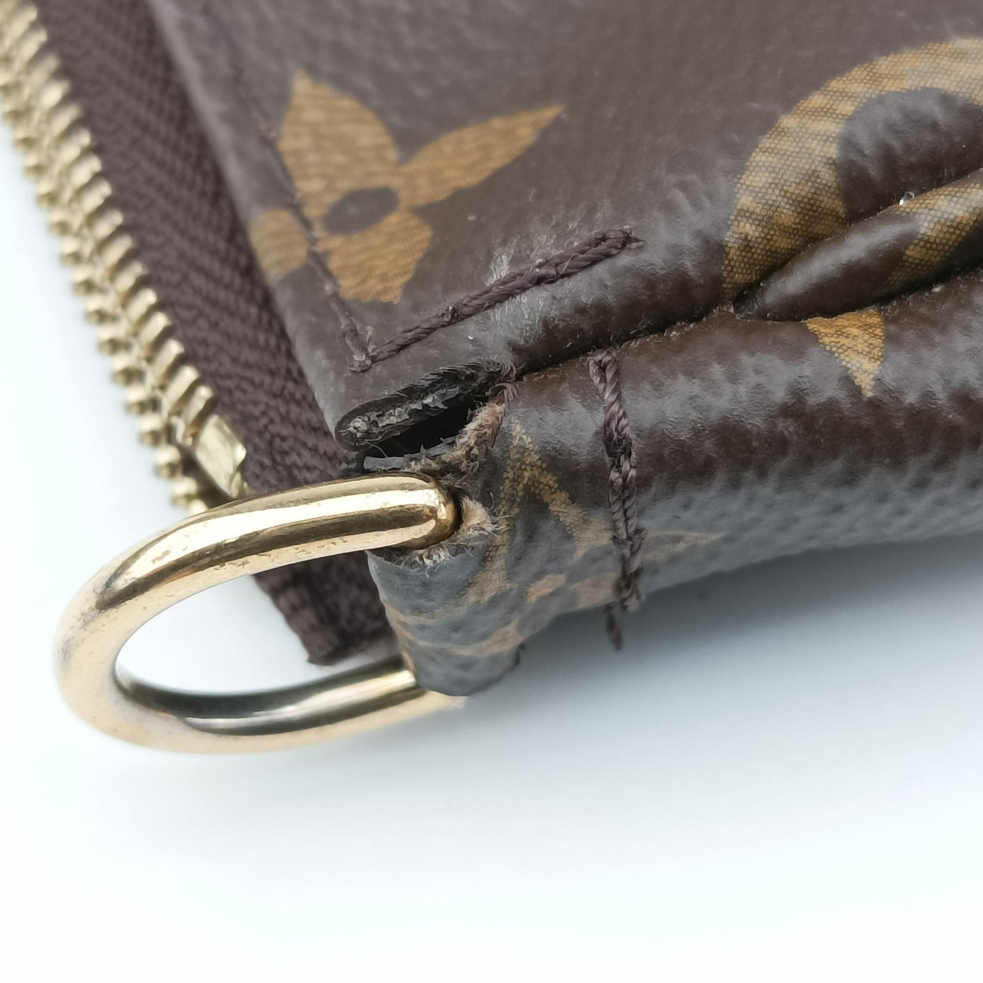 Multi Pochette Accessoir brown×khaki Monogram Canvas M44813 TA4240 IC Chipミュルティ ポシェット アクセソワール モノグラム/ブラウン×カーキ モノグラムキャンバス M44813 TA4240 ICチップ