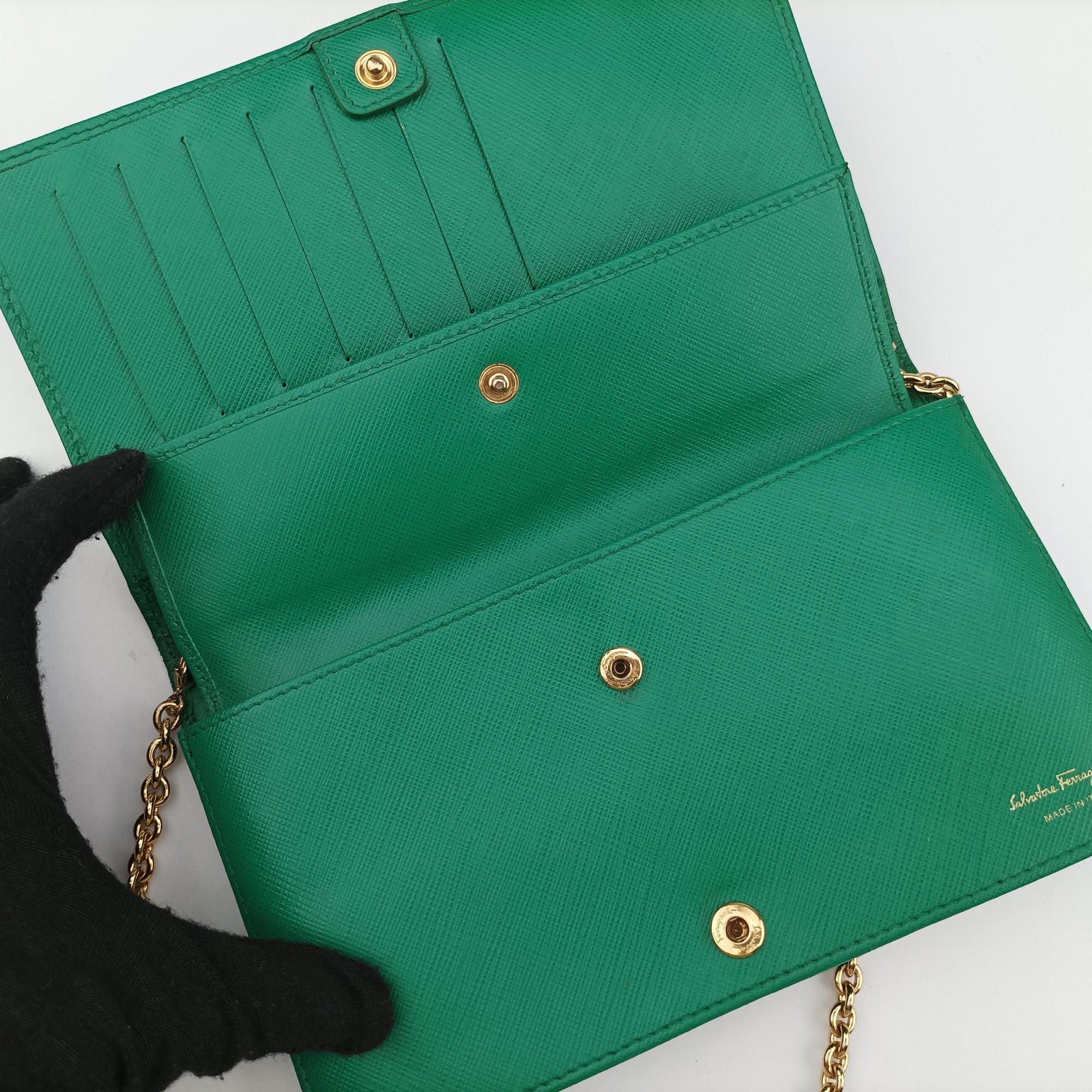 Ginny Vara Green Leather KM-22 B850ジニー ヴァラ グリーン レザー KM-22 B850