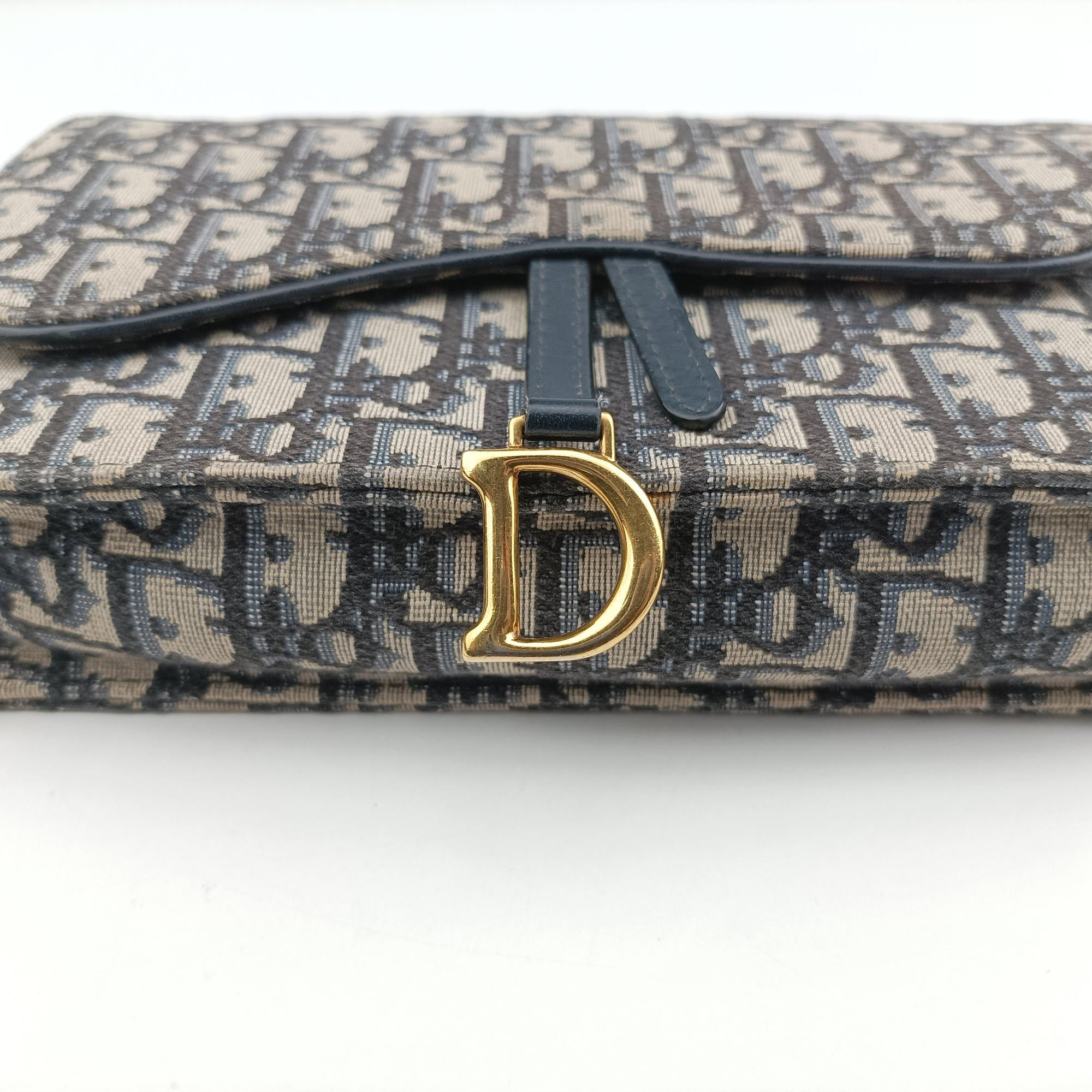 Saddle Navy×Gray jacquard 05-RU-0199サドル ネイビー×グレー ジャガード 05-RU-0199