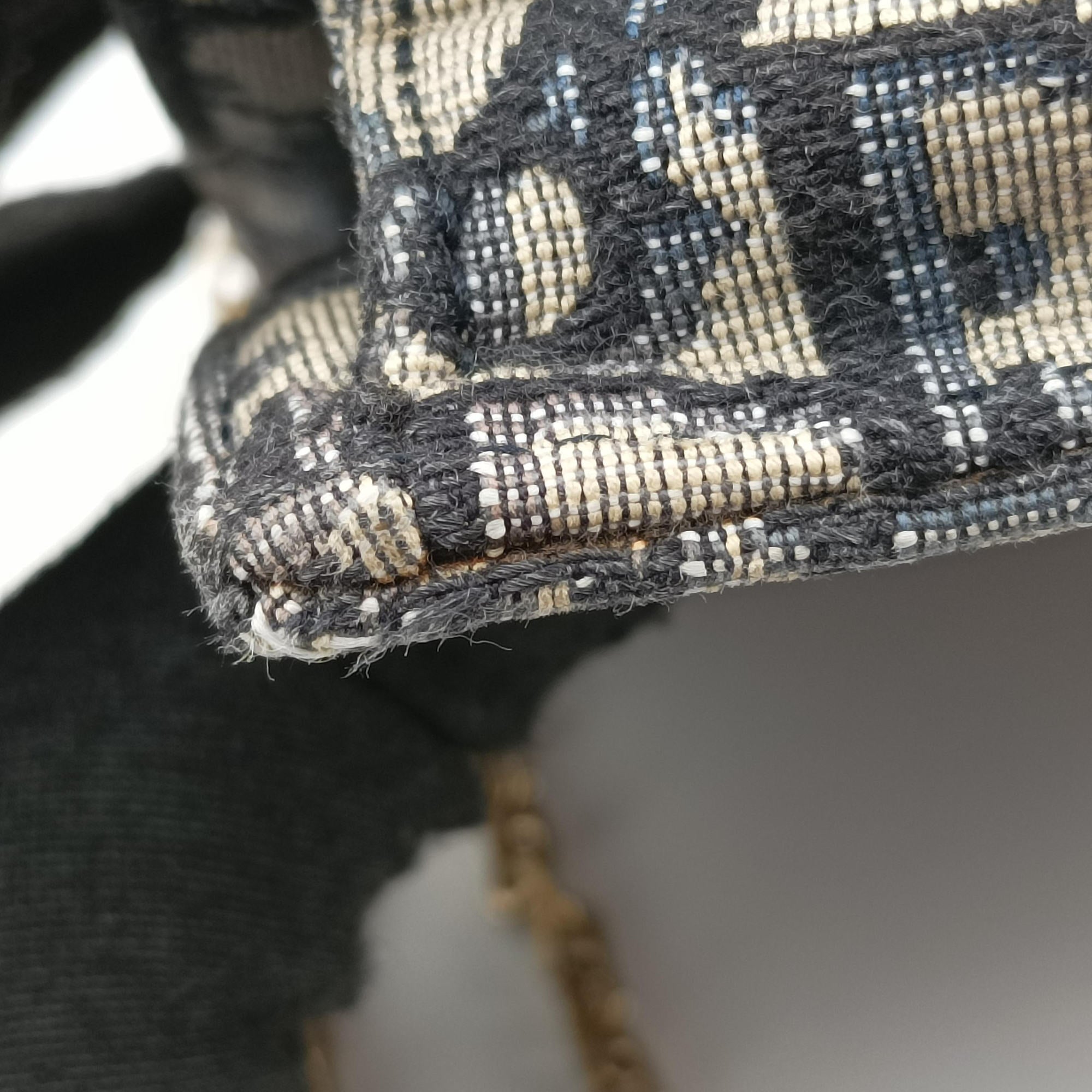 Saddle Navy×Gray jacquard 05-RU-0199サドル ネイビー×グレー ジャガード 05-RU-0199
