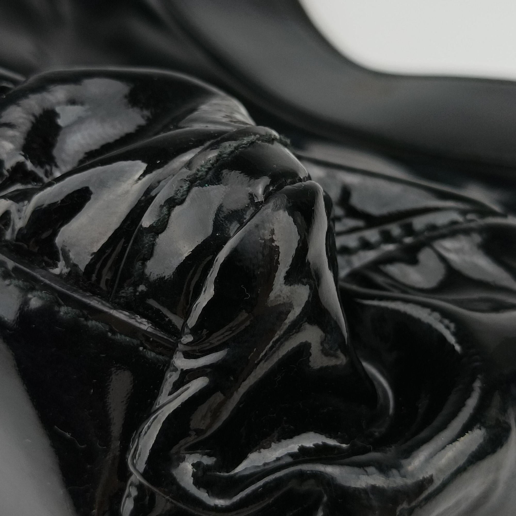 Abbey D-ring Hobo Black Patent 189833 A3387422アビー Dリング ホーボー ブラック パテント 189833 A3387422