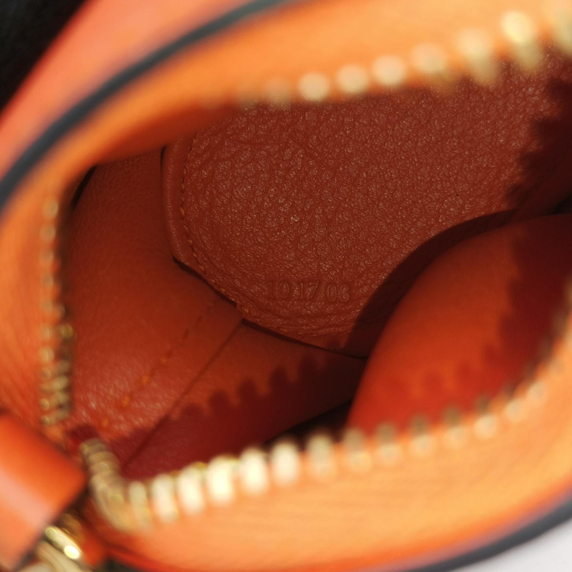 Elephant Pouch Orange Leather 101708エレファント オレンジ レザー 101708