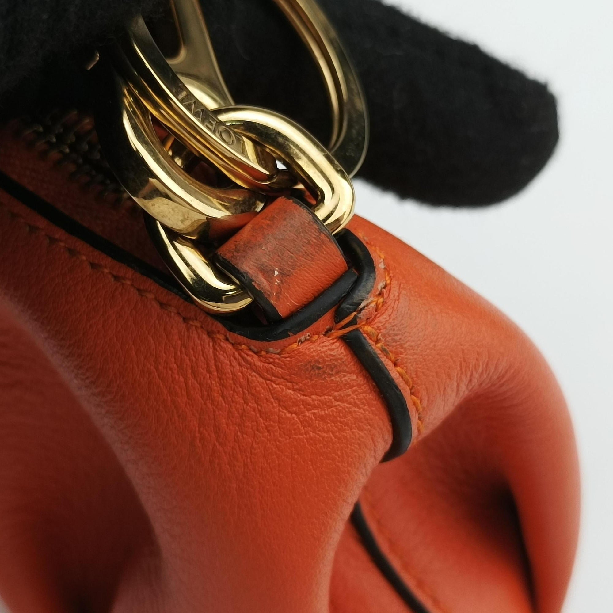 Elephant Pouch Orange Leather 101708エレファント オレンジ レザー 101708