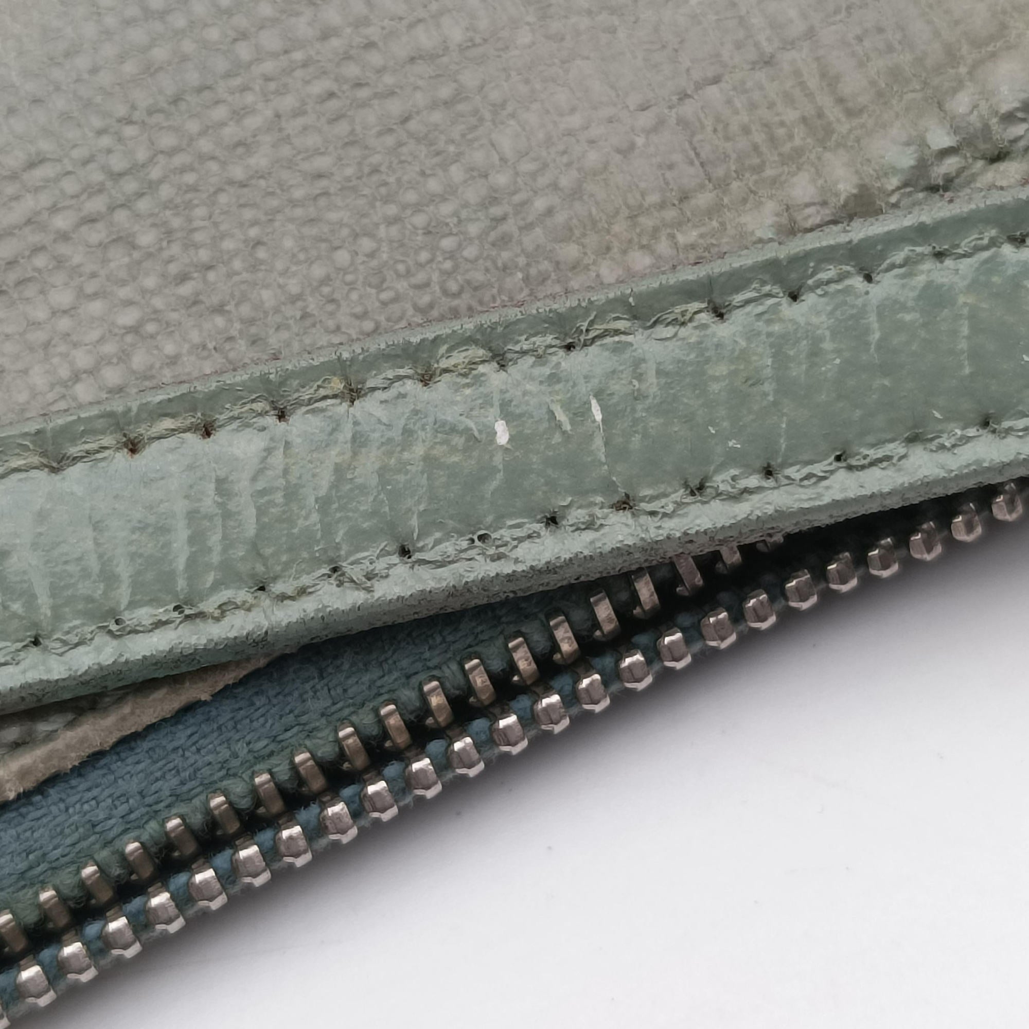 Saddle Green Lizard-Embossed Leather M00031サドル グリーン リザード型押しレザー M00031