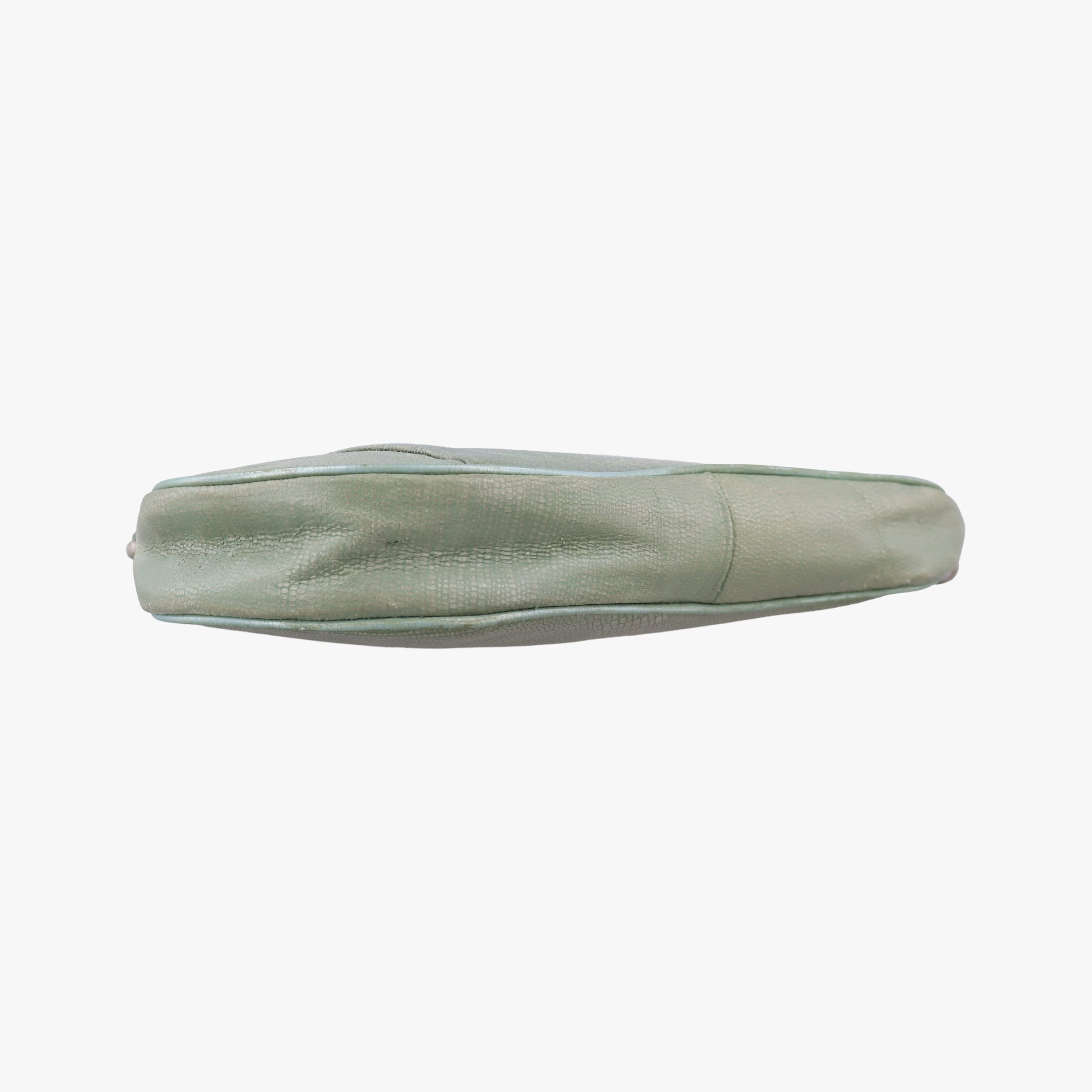 Saddle Green Lizard-Embossed Leather M00031サドル グリーン リザード型押しレザー M00031