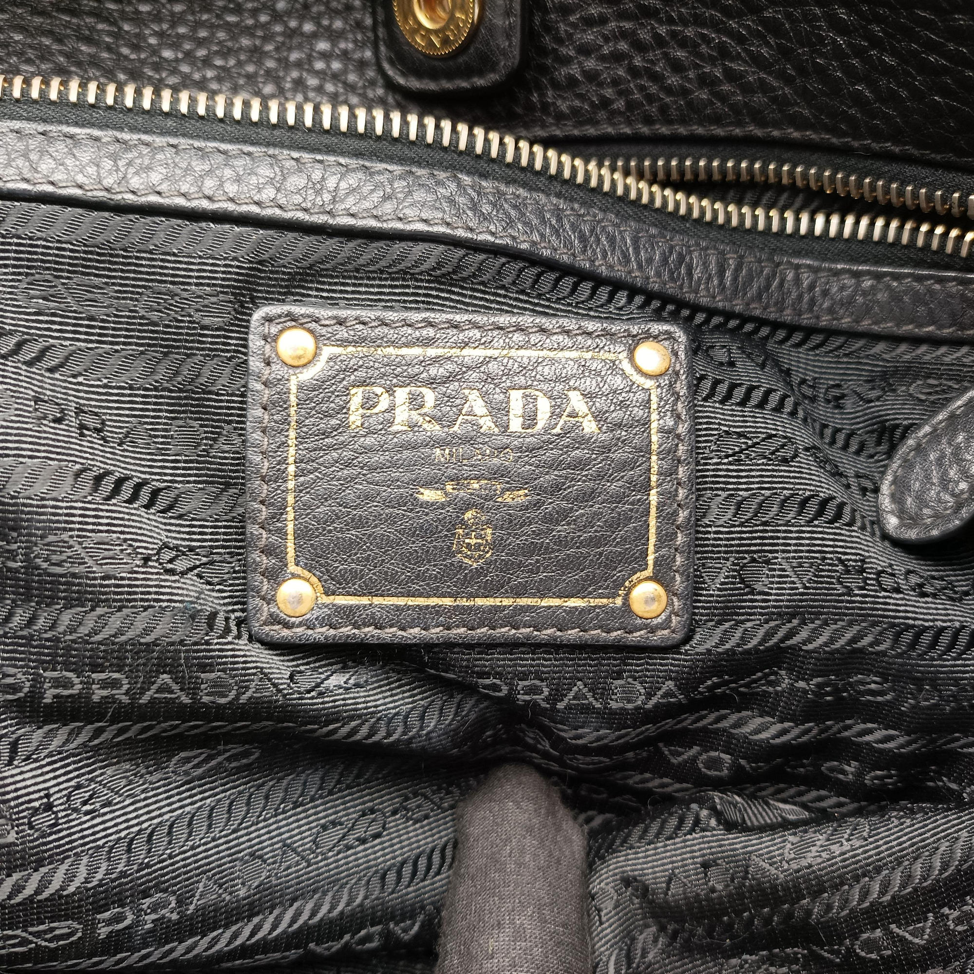 Tessuto Satchel Black nylon × leather BR4997 164テッスート サッチェル ブラック ナイロン×レザー BR4997 164