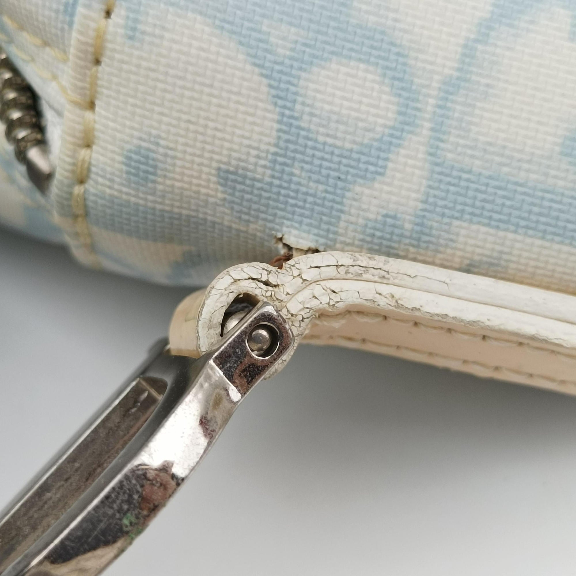 Trotter Blue Coated Canvas Leather BO D 1004トロッター ブルー PVCコーティングキャンバス BO D 1004