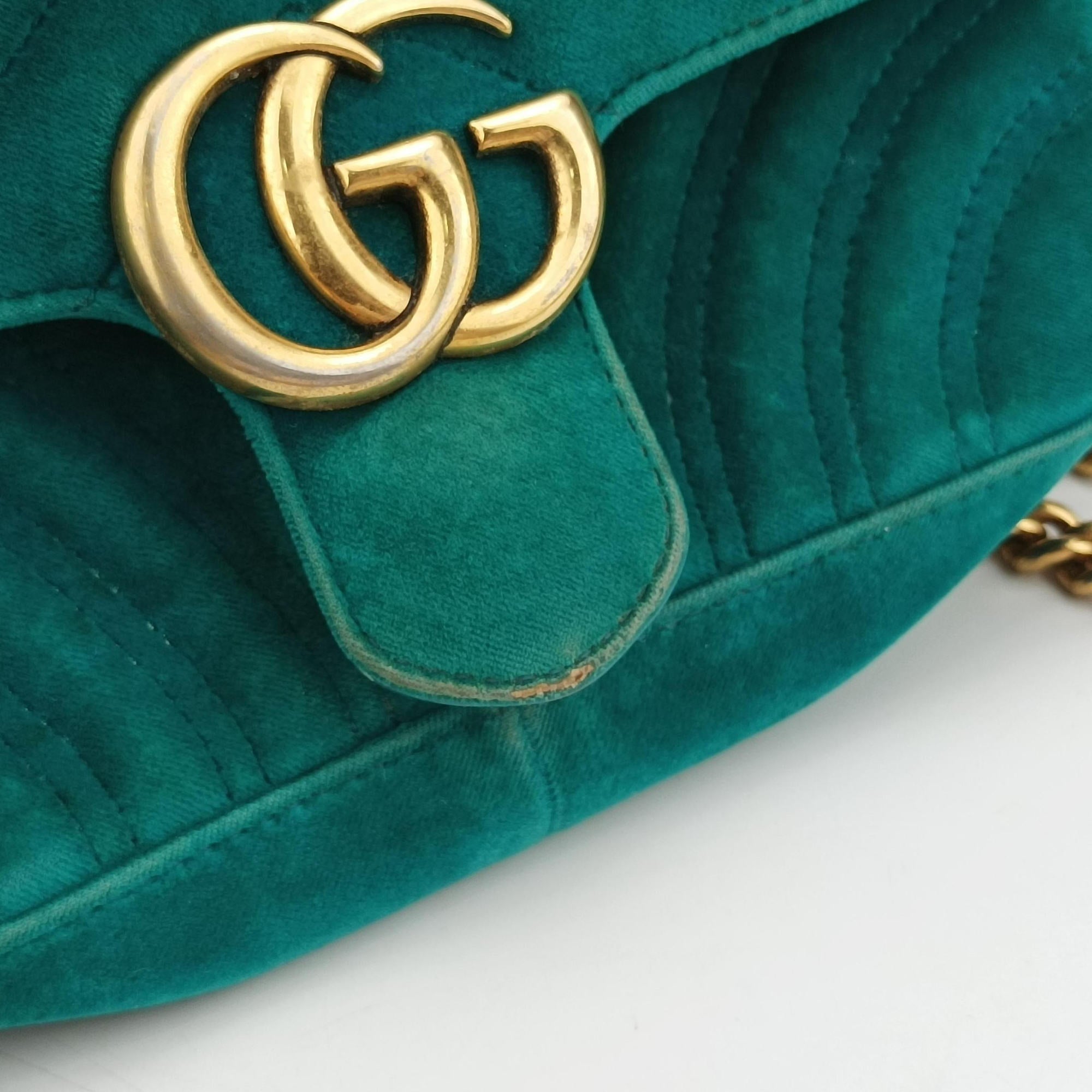 GG Marmont Blue velour 446744 E022103228GGマーモント ブルー ベロア 446744 E022103228