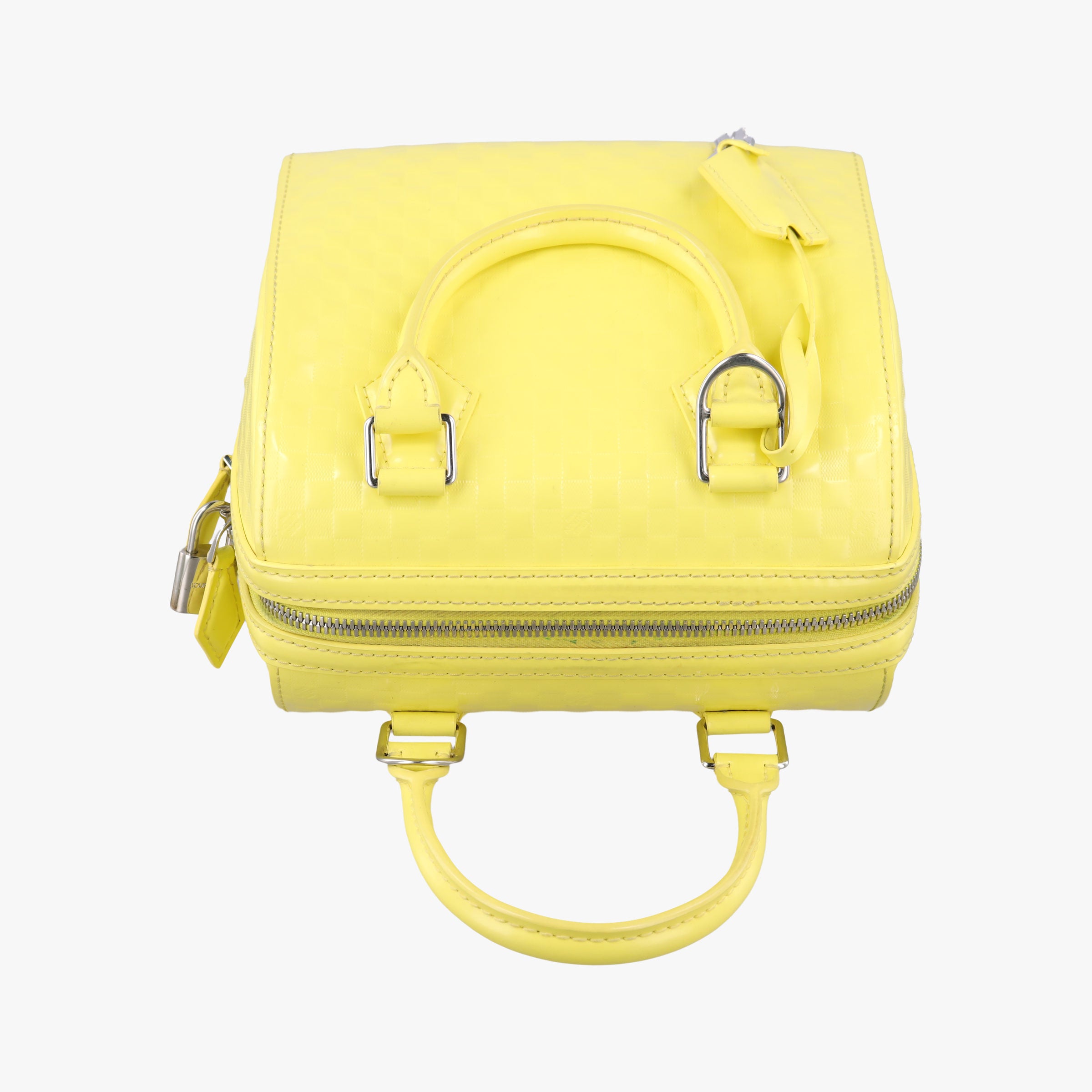 SPEEDY CUBE PM JAUNE Damier Facets M48902 FL1103スピーディキューブPM ジョーヌ ダミエファセット M48902 FL1103