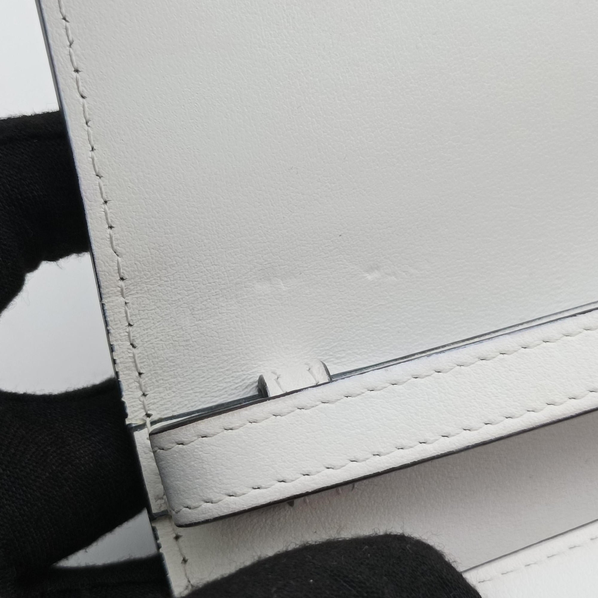 Paloma Clutch White Leather パロマクラッチ ホワイト レザー