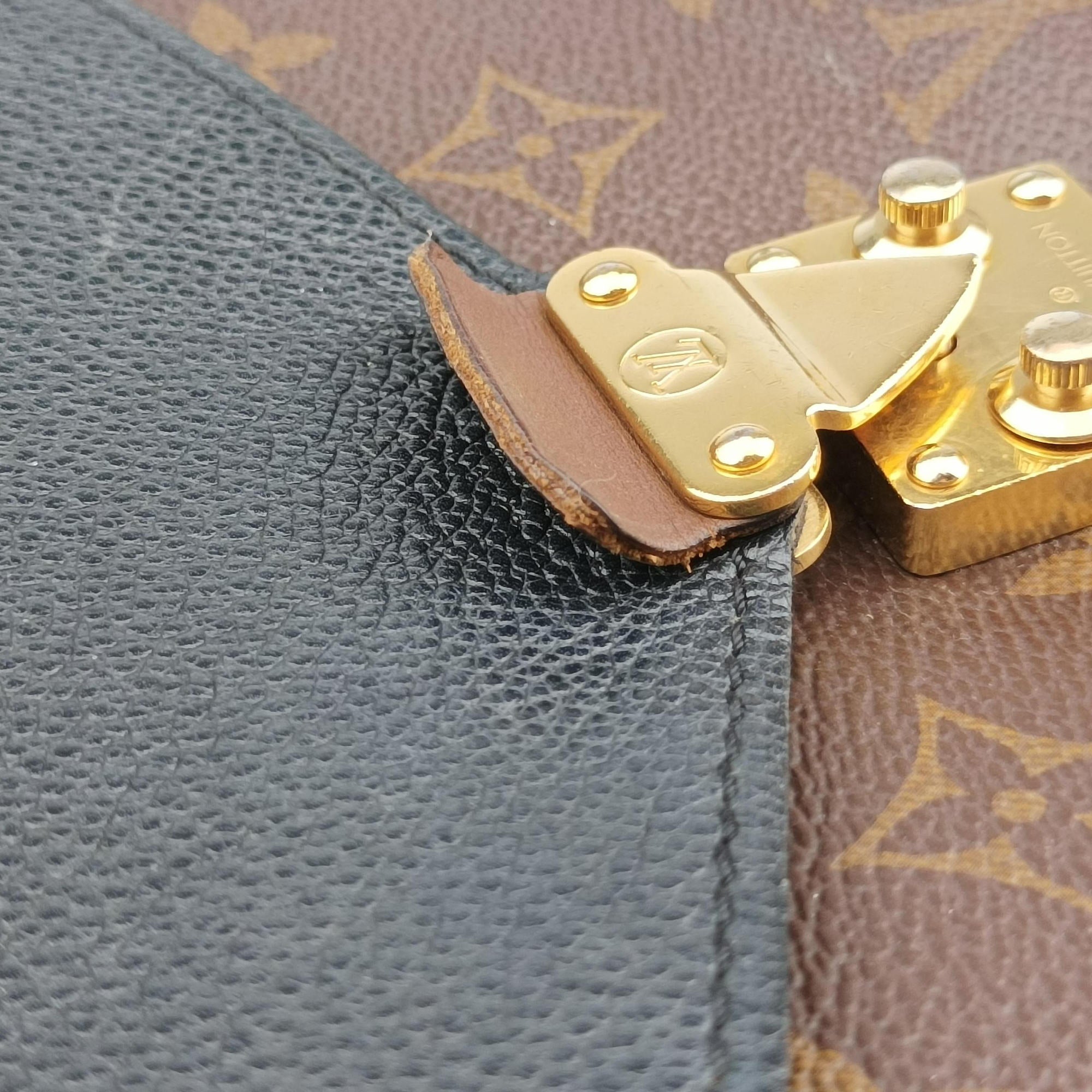 PALLAS Chain Brown×Noir Monogram Canvas×calf leather M41223 CA4196パラス チェーン モノグラム/ブラウン×ノワール モノグラムキャンバス×カーフレザー M41223 CA4196