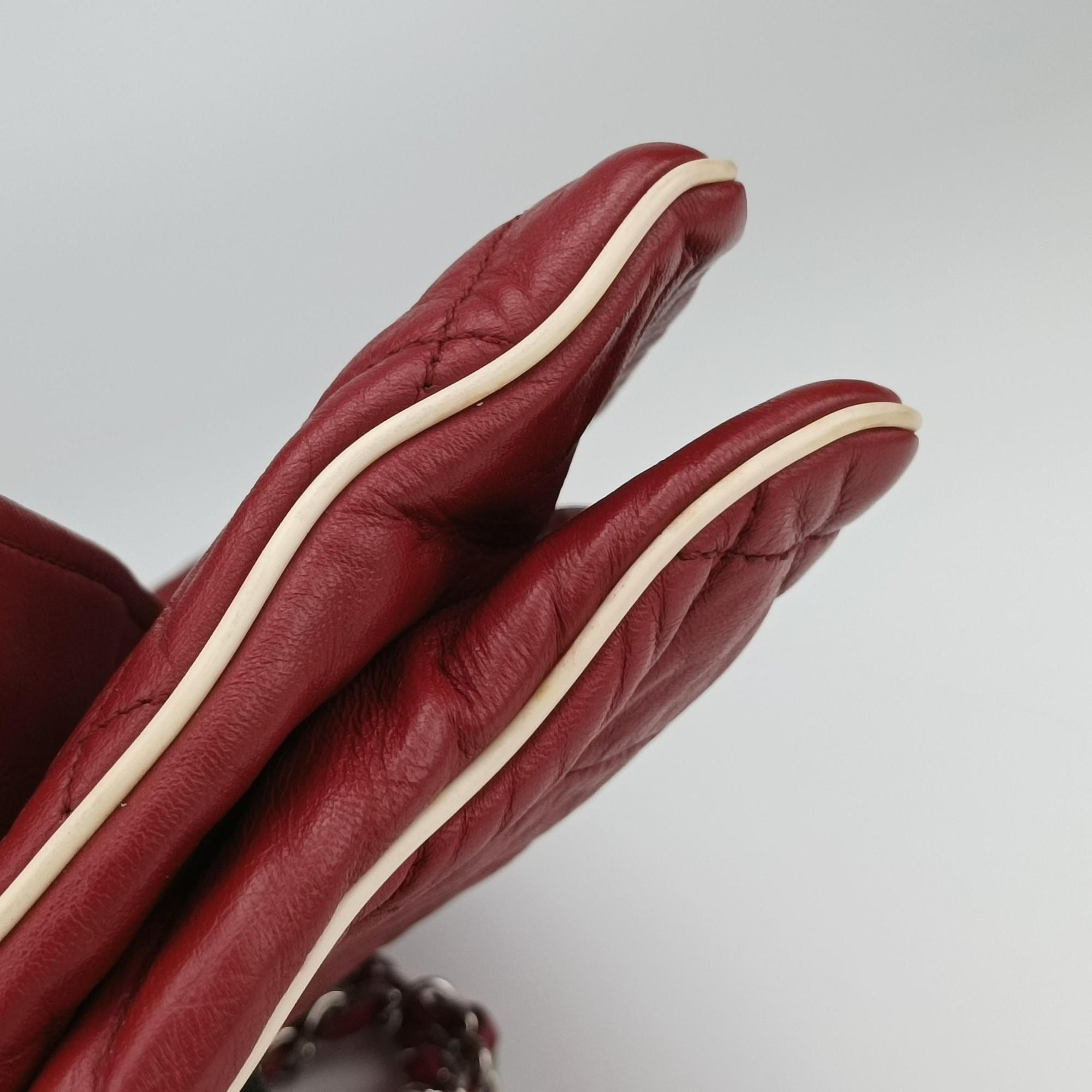 2.55East West Red Leather A37691 121334092.55イースト ウェスト レッド レザー A37691 12133409