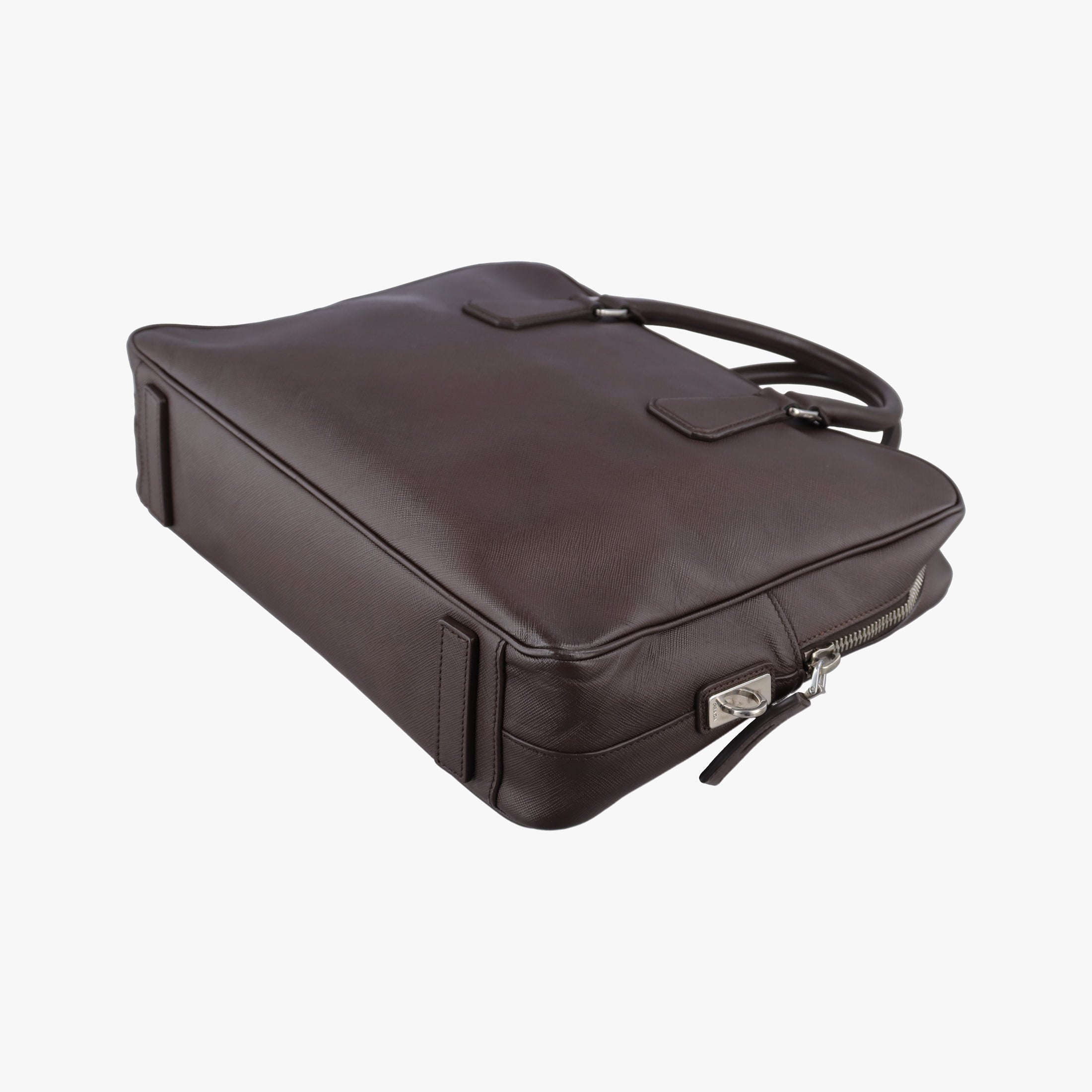 business bag briefcase Brown SAFFIANO Leather 2VE363 7/A 173ビジネスバッグ ブリーフケース ブラウン サフィアーノレザー 2VE363 7/A 173