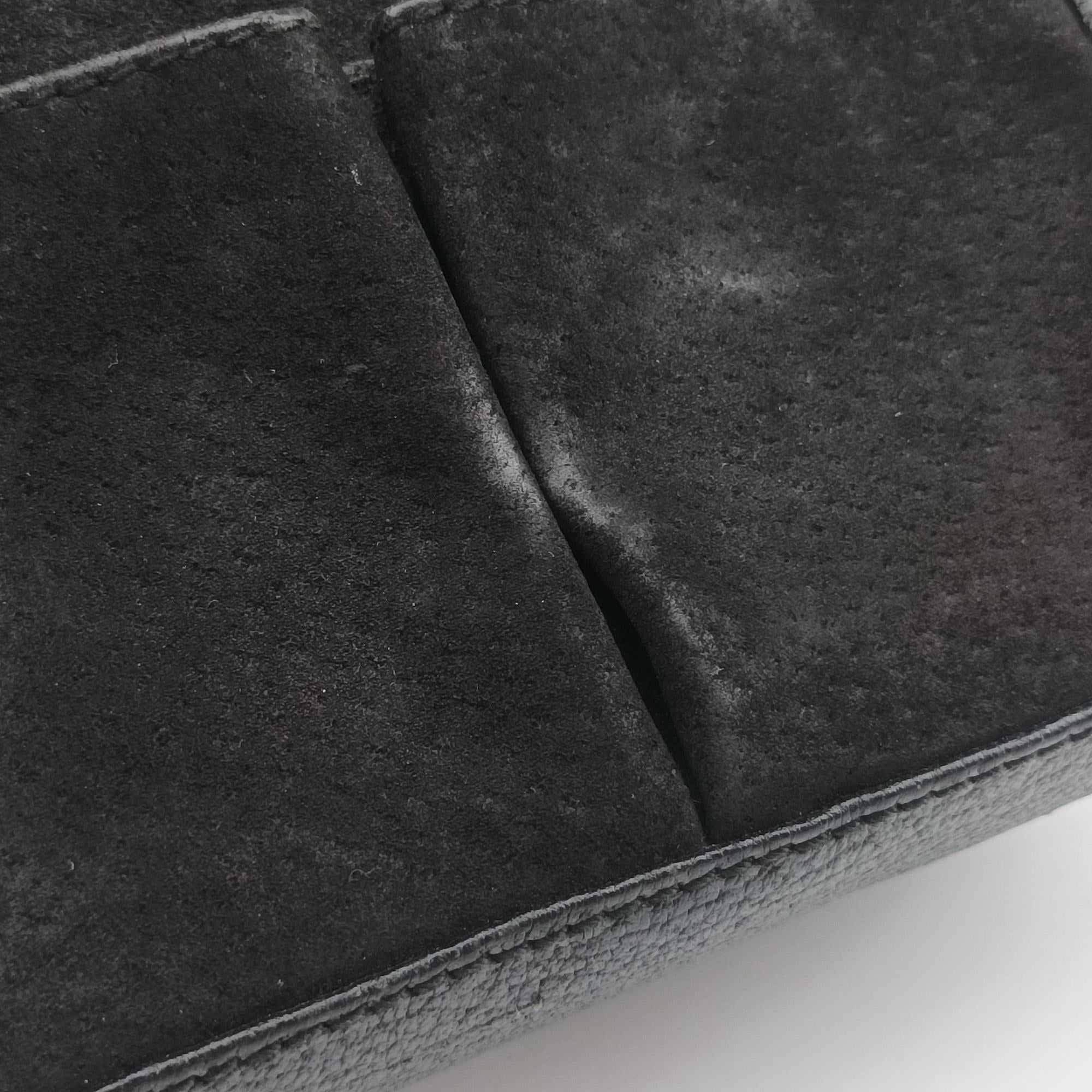 bamboo Black Suede× Leather 007.17 バンブー ブラック スエード× レザー 007.17