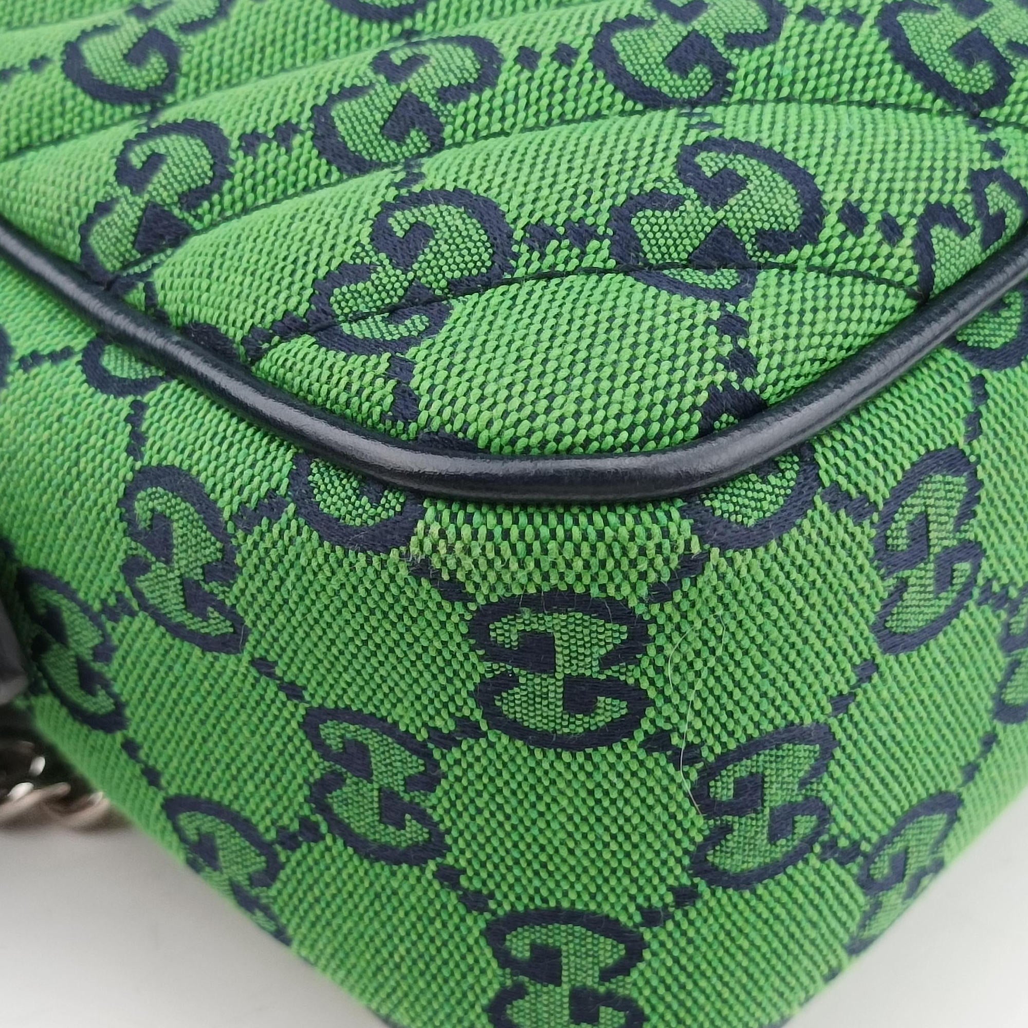GG Marmont Green canvas 447632 I034610975GGマーモント グリーン キャンバス 447632 I034610975