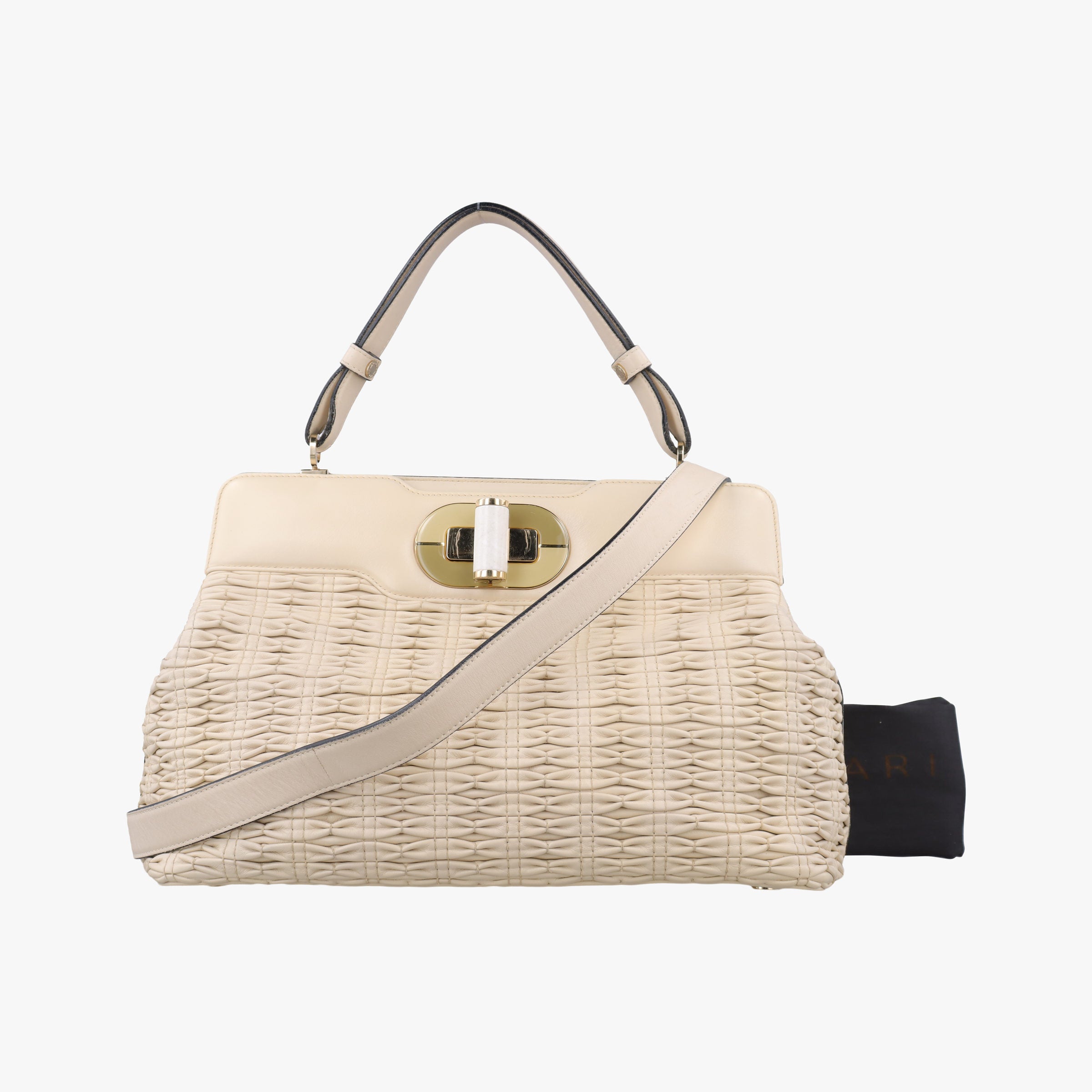 Isabella Rossellini ivory Leather AX.L10.33244イザベラ ロッセリーニ アイボリー レザー AX.L10.33244