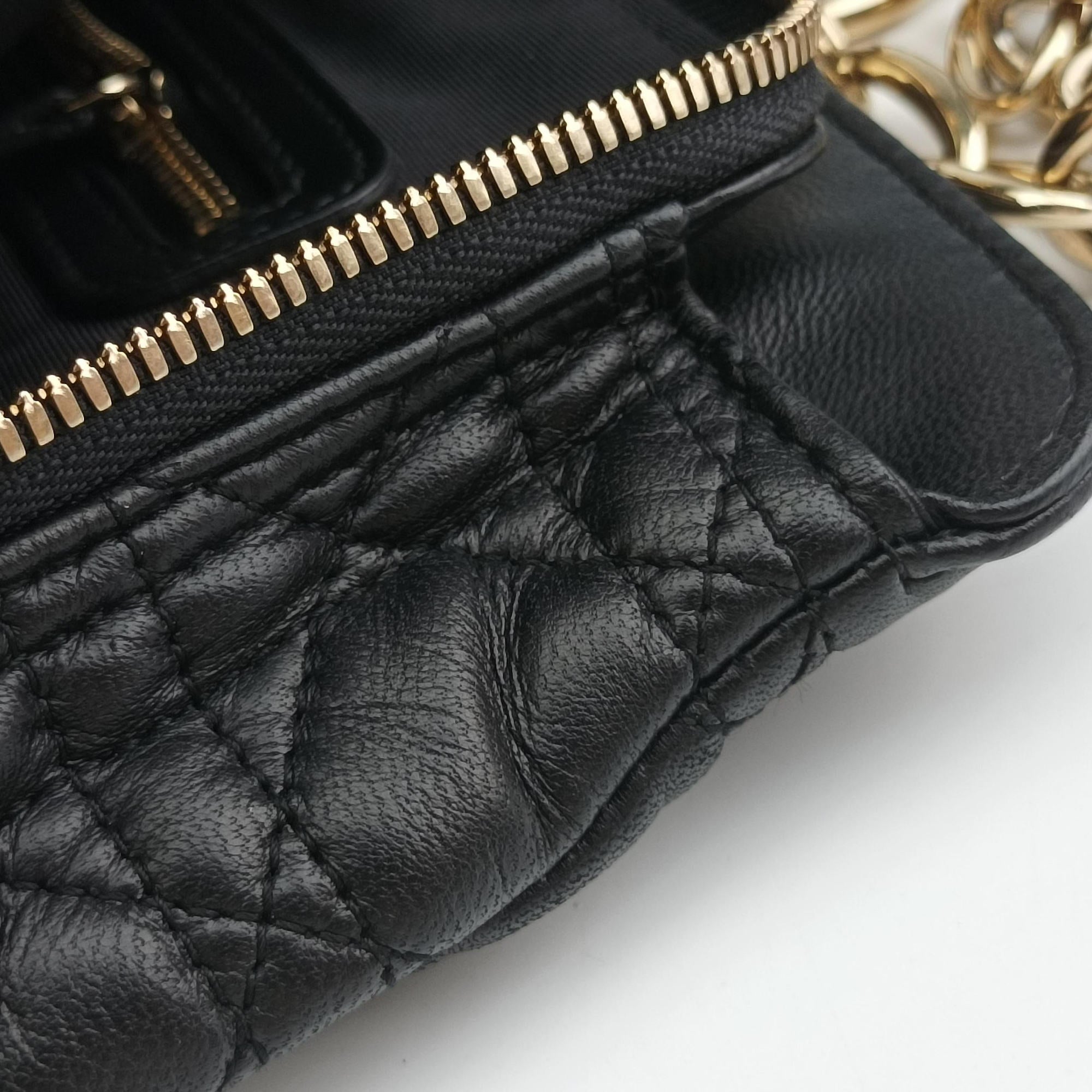 Cannage Dior Soft Shopping Black lambskin 17-BO-0154ディオールソフト ブラック ラムスキン 17-BO-0154