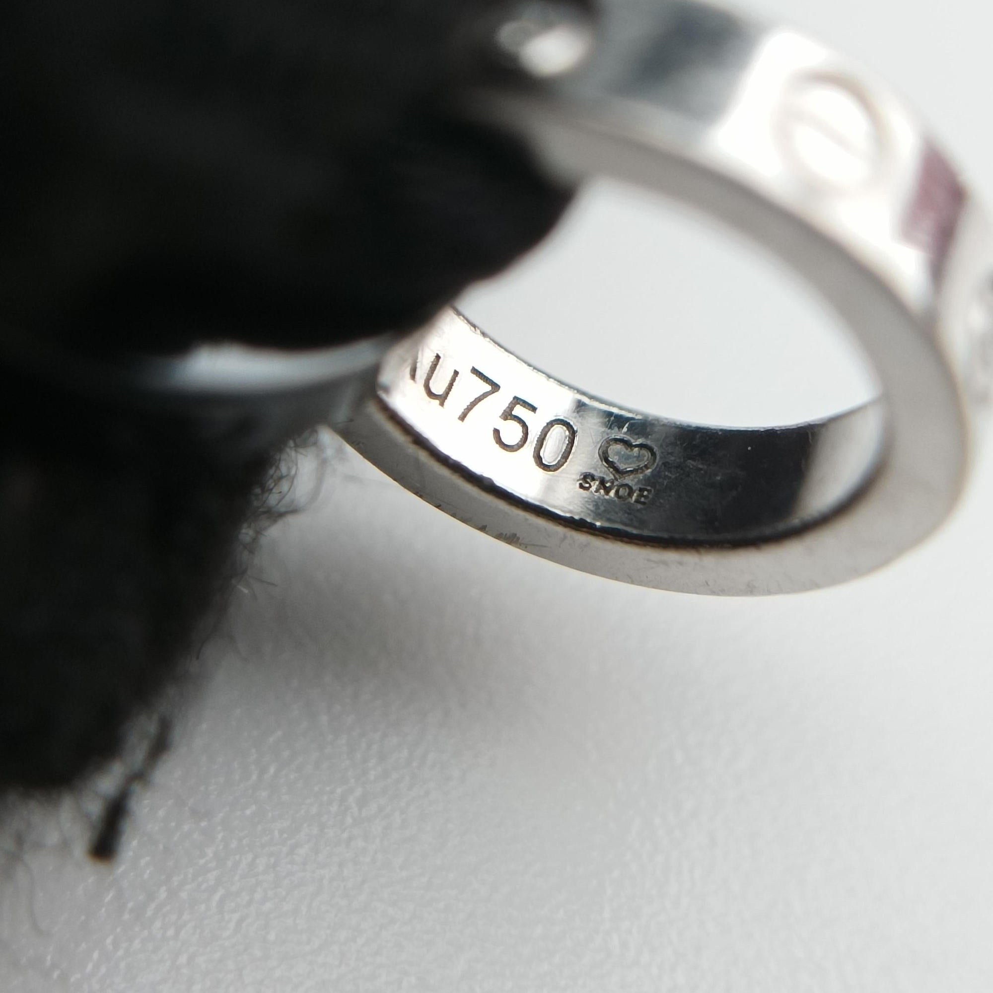 LOVE Cord Silver × Black AU750 B6026005 CIW167ラブコード シルバー × ブラック AU750 B6026005 CIW167