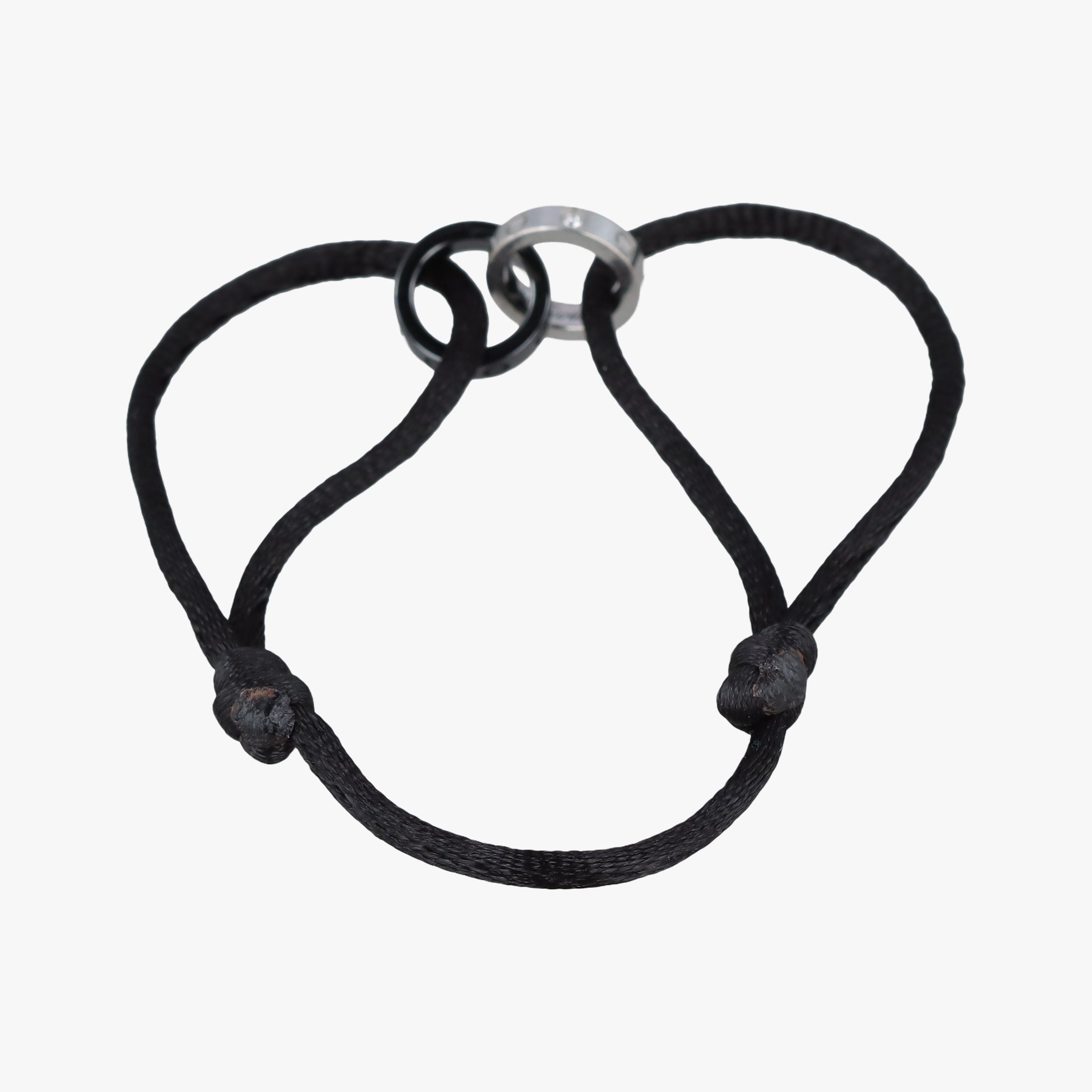 LOVE Cord Silver × Black AU750 B6026005 CIW167ラブコード シルバー × ブラック AU750 B6026005 CIW167