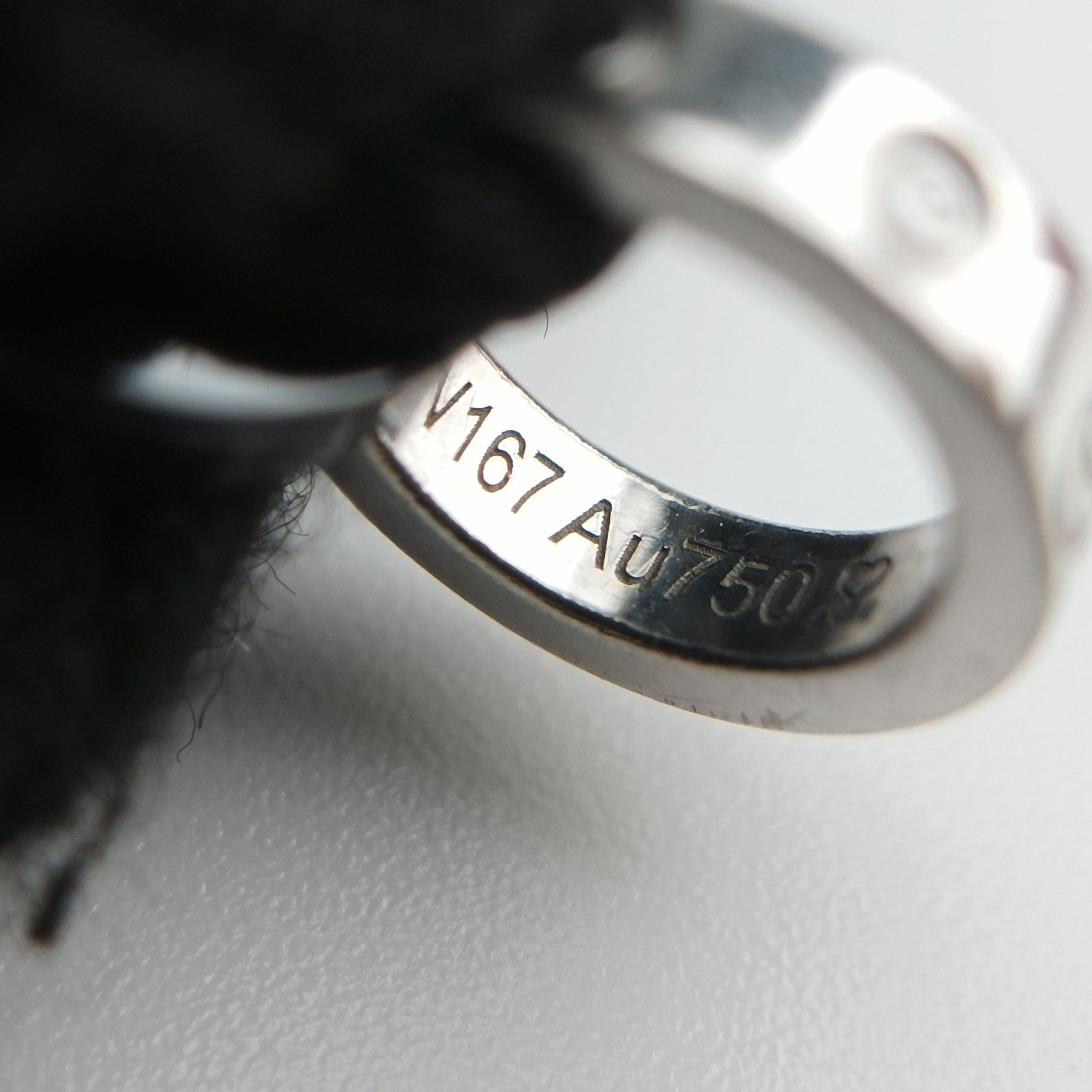 LOVE Cord Silver × Black AU750 B6026005 CIW167ラブコード シルバー × ブラック AU750 B6026005 CIW167