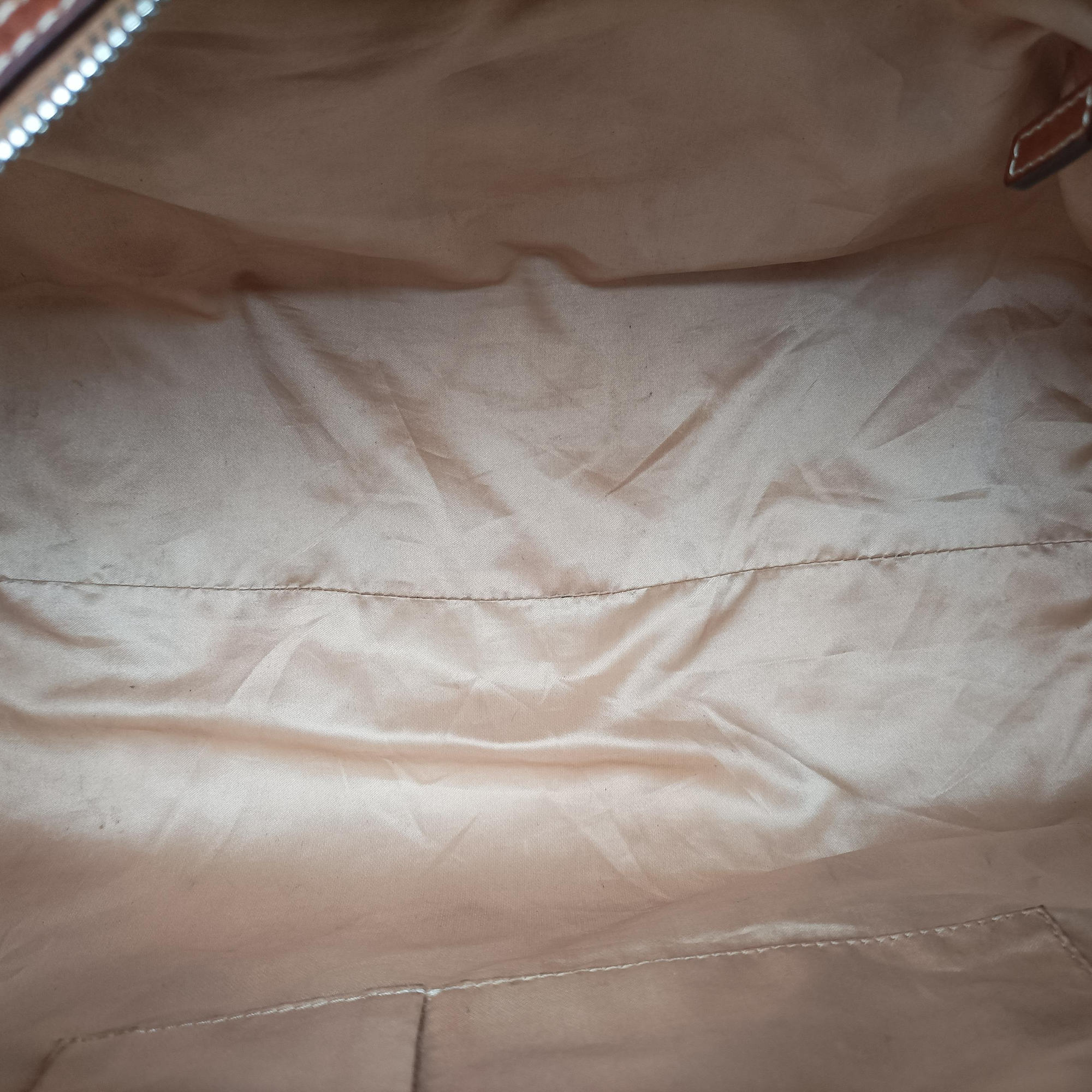 Trotter Romantique Bow Brown×Multicolour PVC coated canvas×Leather 14-BO-1006ロマンティックトロッター ボウ ブラウン×マルチカラー PVCコーティングキャンバス×レザー 14-BO-1006