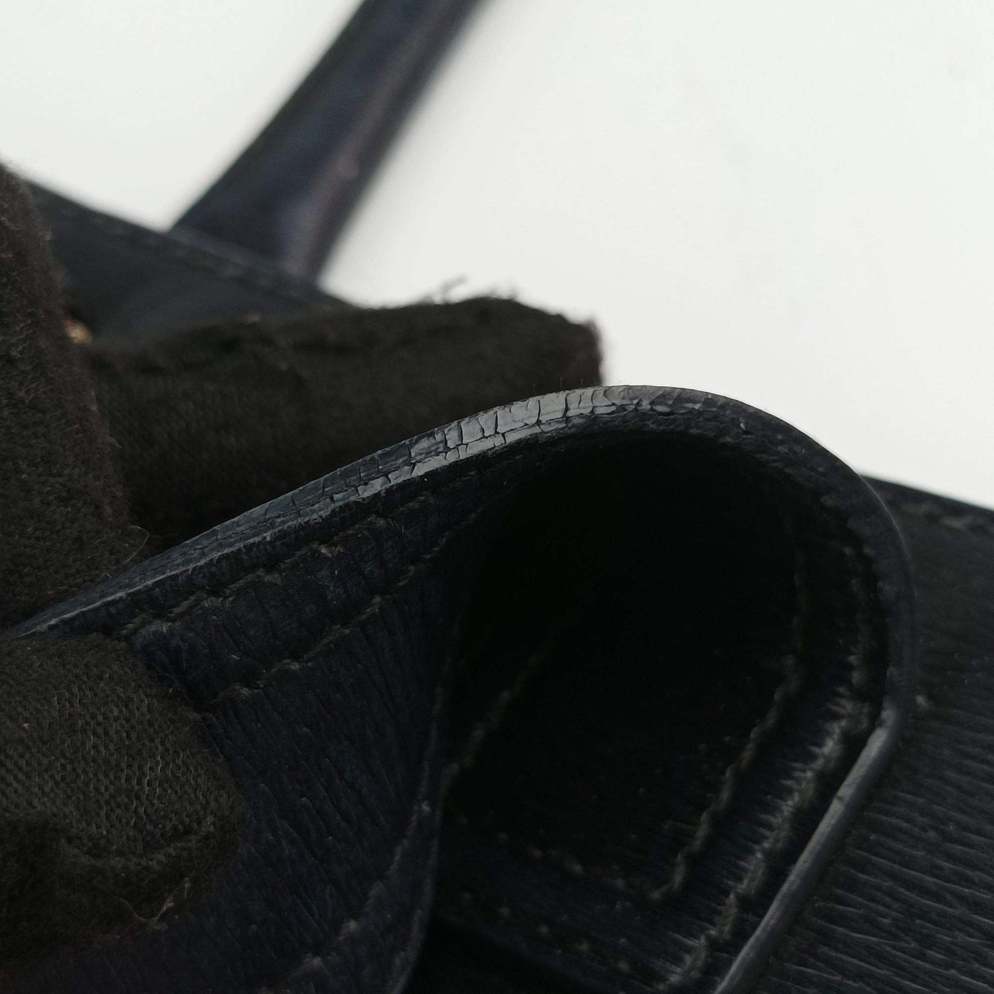 G logo tote Gray×Navy Leather×Canvas 002.11 Gロゴ トート グレー×ネービー レザー×キャンバス 002.11