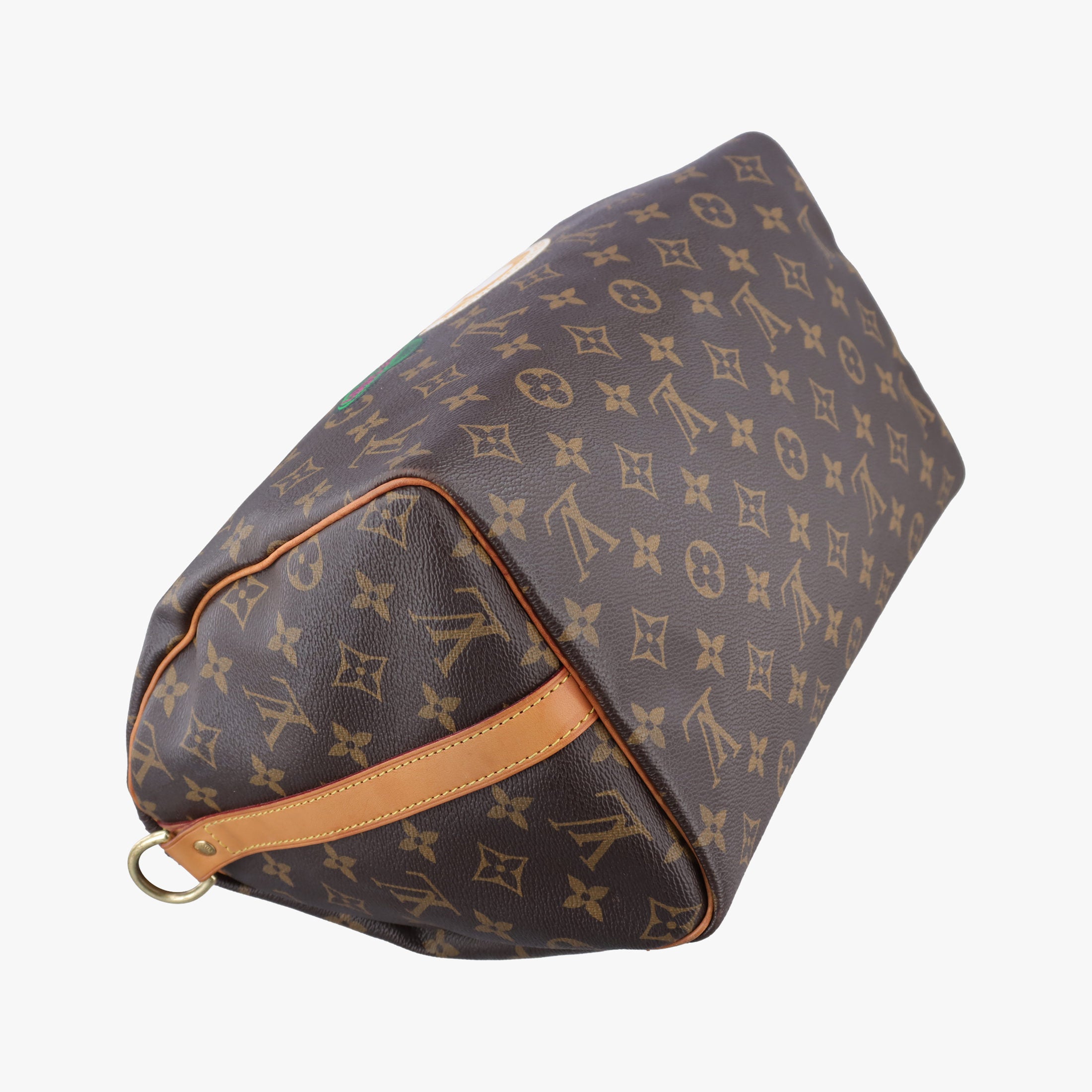 World Tour Edition Speedy Bandouliere 30 Brown×multi Monogram Canvas DU4187ワールドツアー コレクション スピーディ・バンドリエール30 モノグラム/ブラウン×マルチ モノグラム キャンバス DU4187
