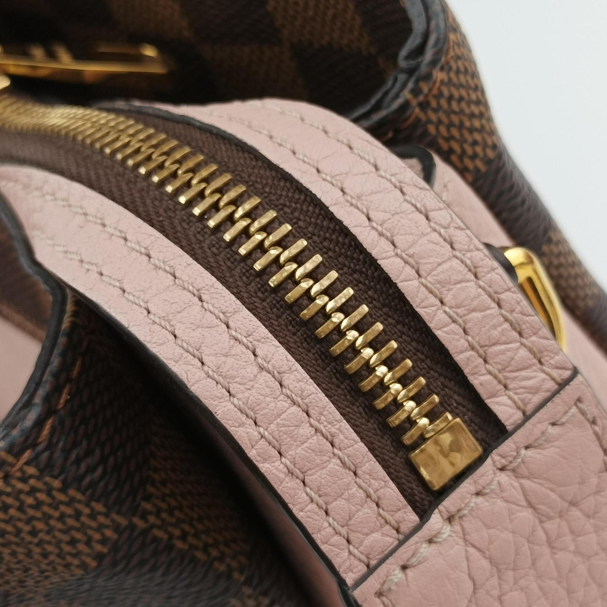 Normandy Magnolia×Pink Damier canvas×Taurillon leather N41488 MI0146ノルマンディー エベヌ×マグノリア ダミエ キャンバス×トリヨンレザー N41488 MI0146