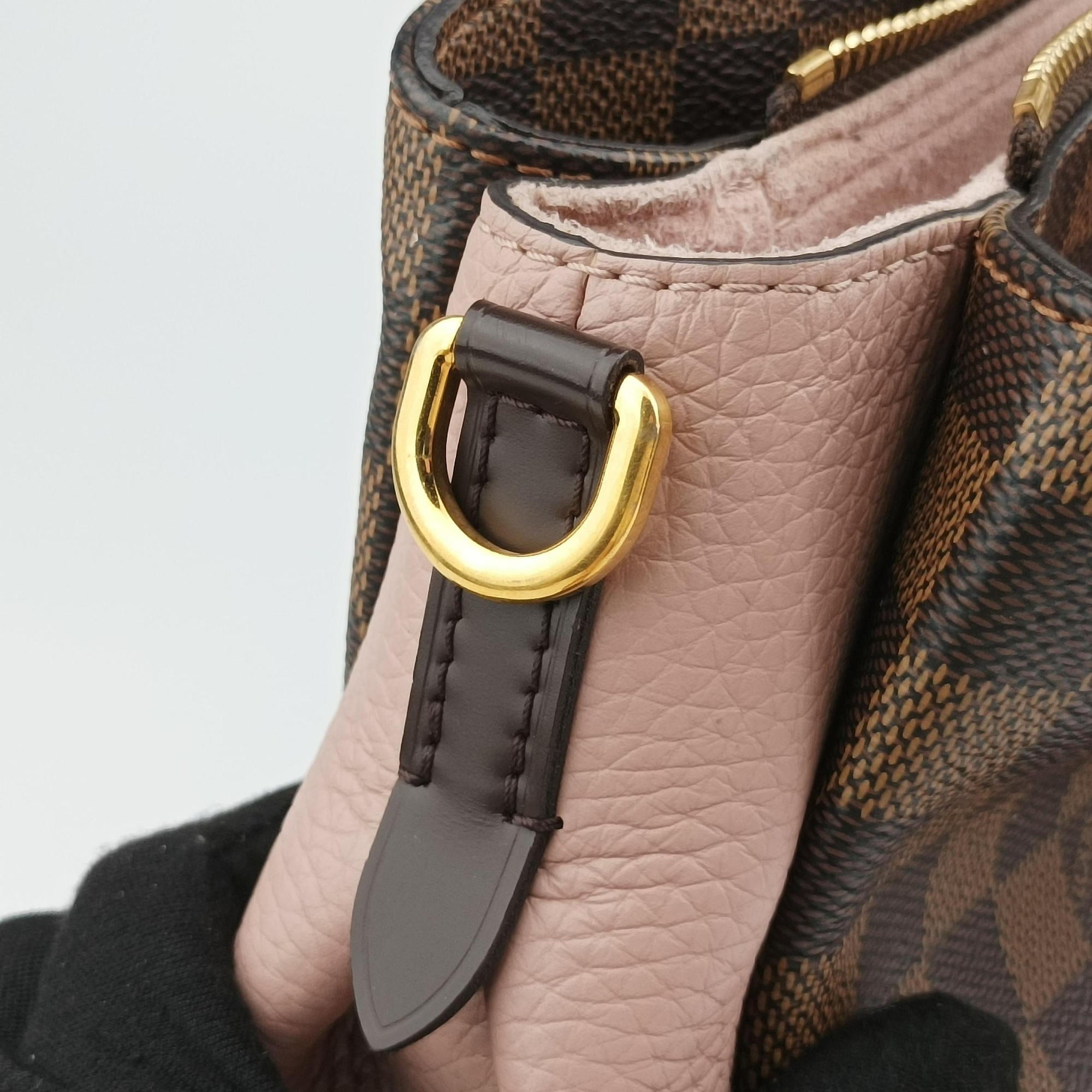 Normandy Magnolia×Pink Damier canvas×Taurillon leather N41488 MI0146ノルマンディー エベヌ×マグノリア ダミエ キャンバス×トリヨンレザー N41488 MI0146