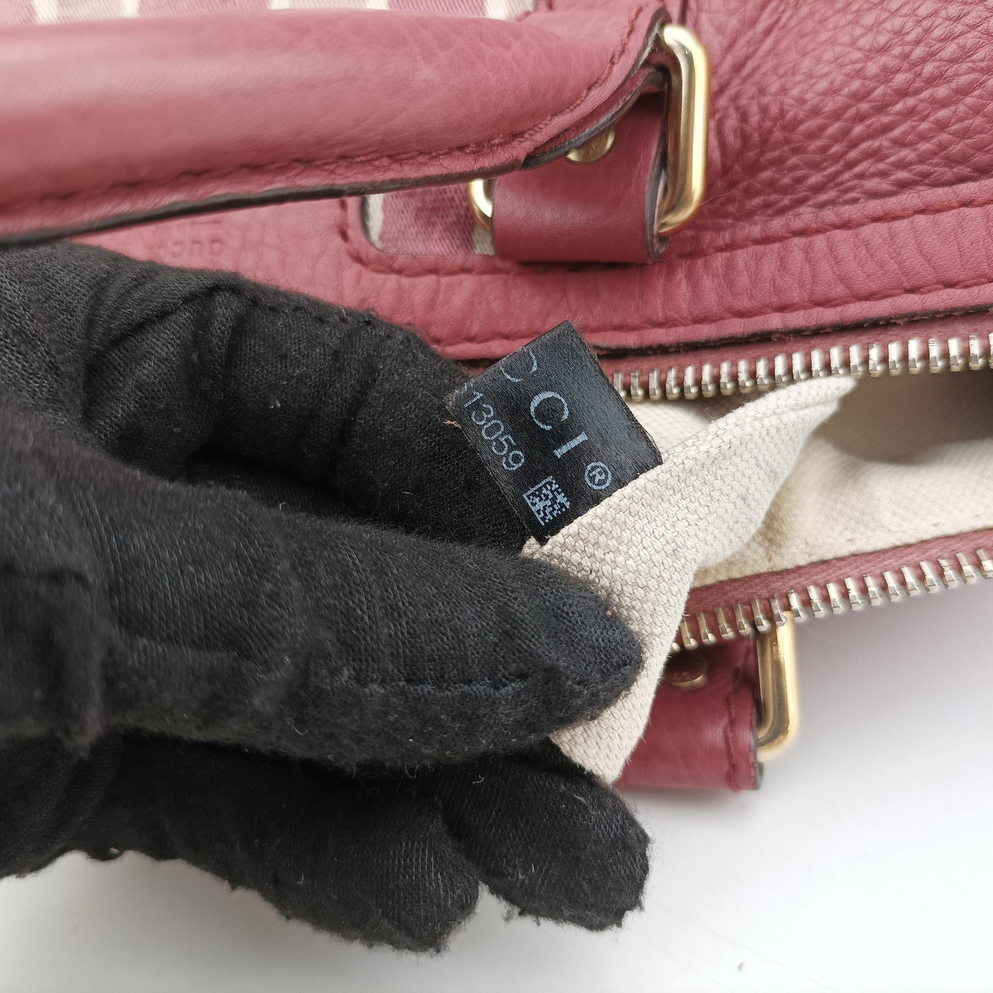 Sherry Line Pink Leather 247205 E013613059シェリーライン ピンク レザー 247205 E013613059