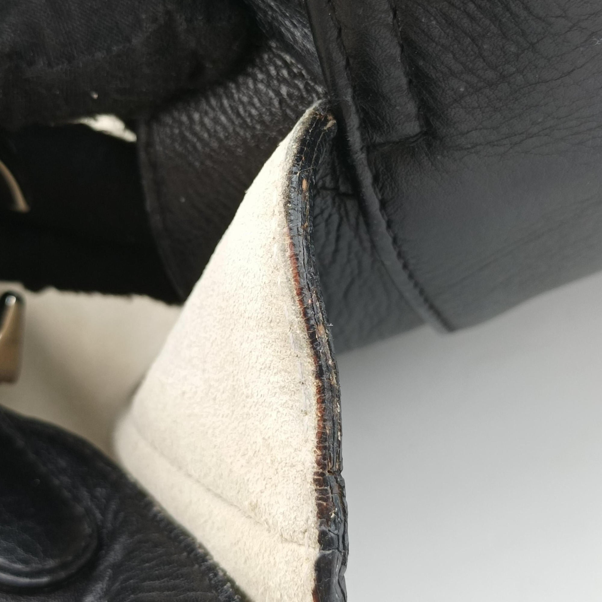 Saddle Black Leather RU 10 12サドルバッグ ブラック レザー RU 10 12