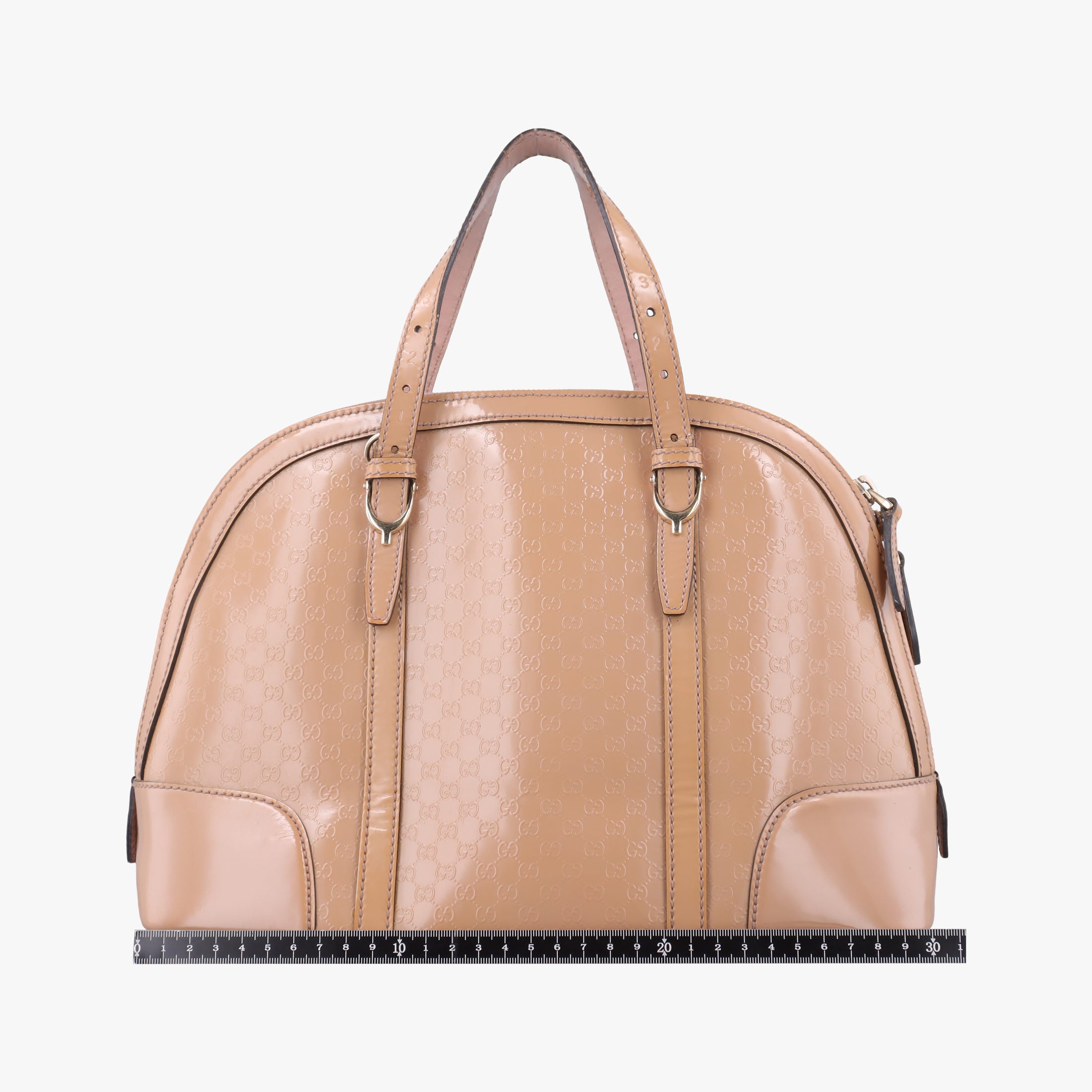 Microguccissima Beige Patent Leather 309617 F015257176マイクログッチシマ ベージュ パテント 309617 F015257176