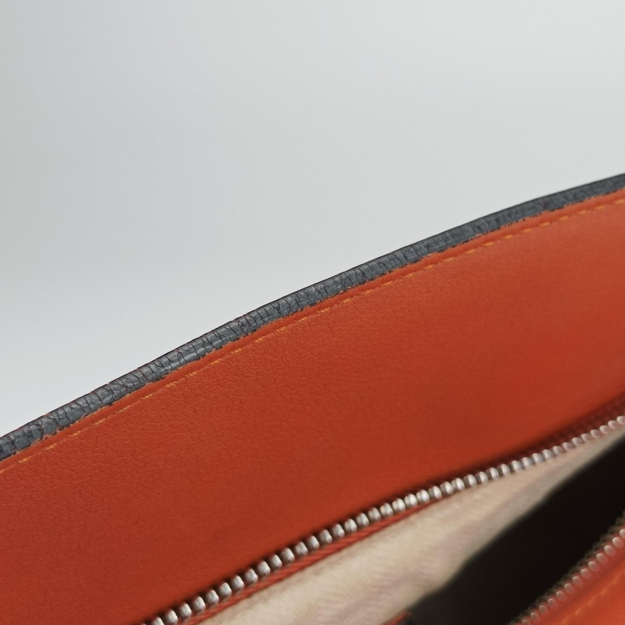 Puzzle Bag Medium Orange Leather 011505パズルバッグ ミディアム オレンジ レザー 011505