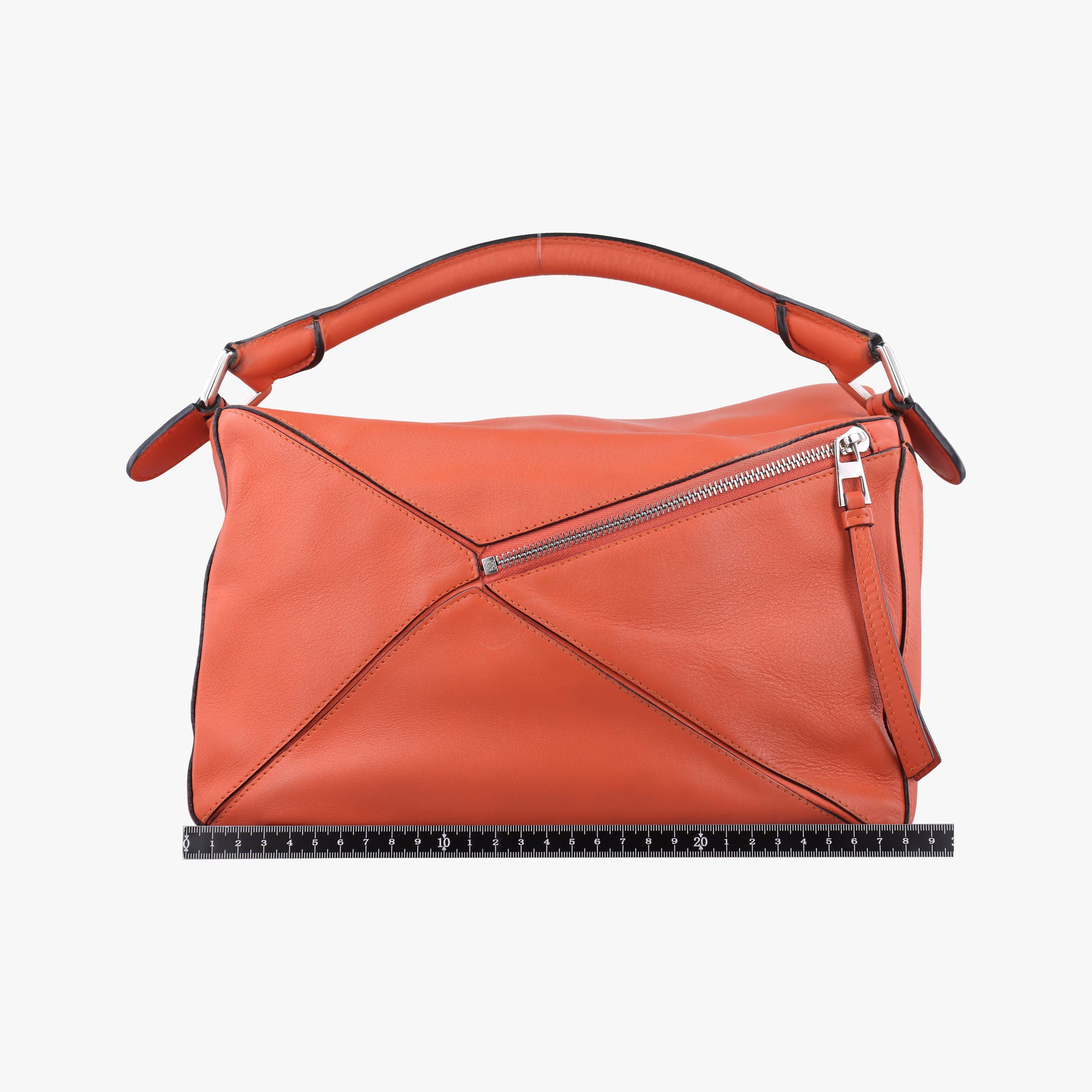 Puzzle Bag Medium Orange Leather 011505パズルバッグ ミディアム オレンジ レザー 011505