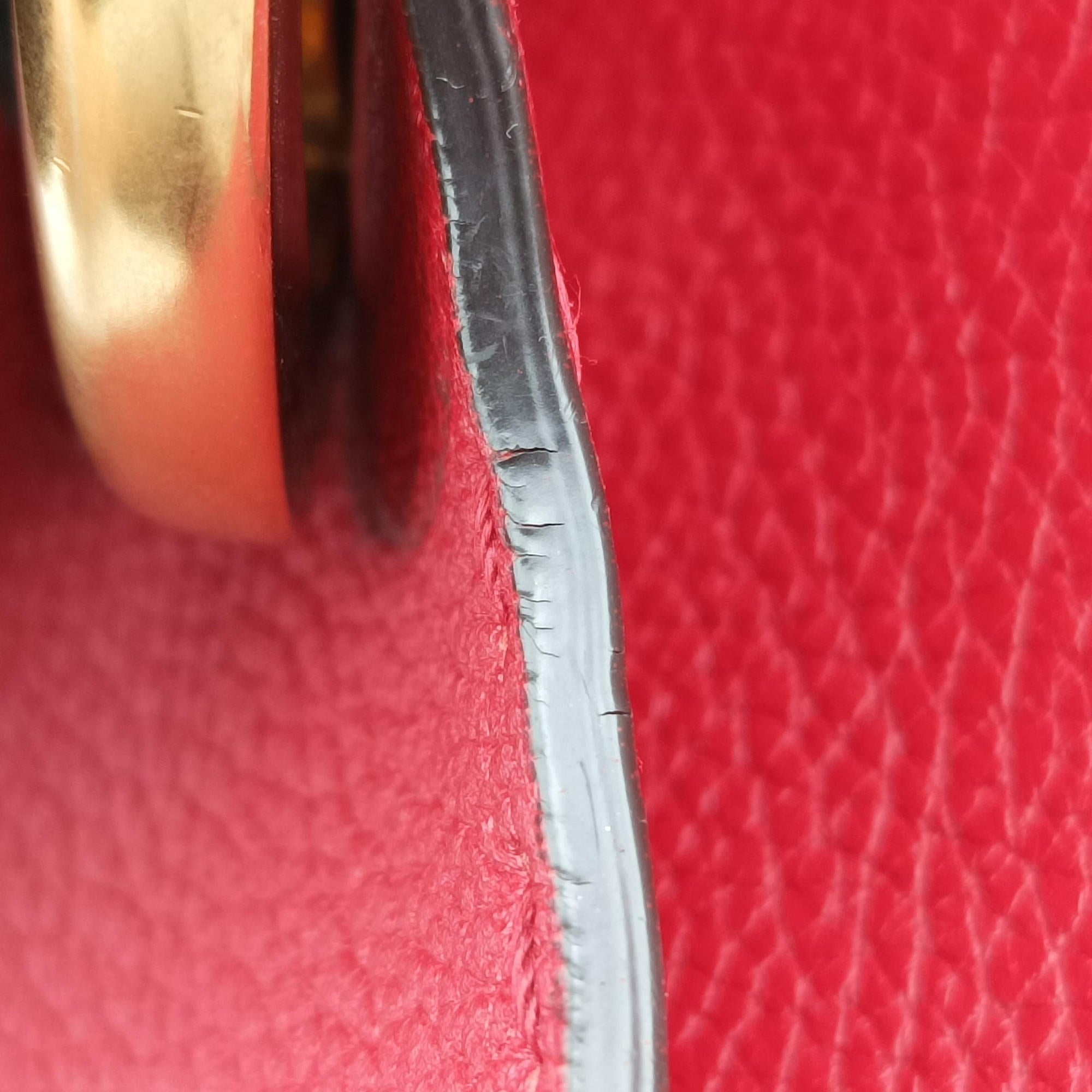 GG Marmont Red Leather 421890 Lot number unknownGGマーモント レッド レザー 421890 製番不明
