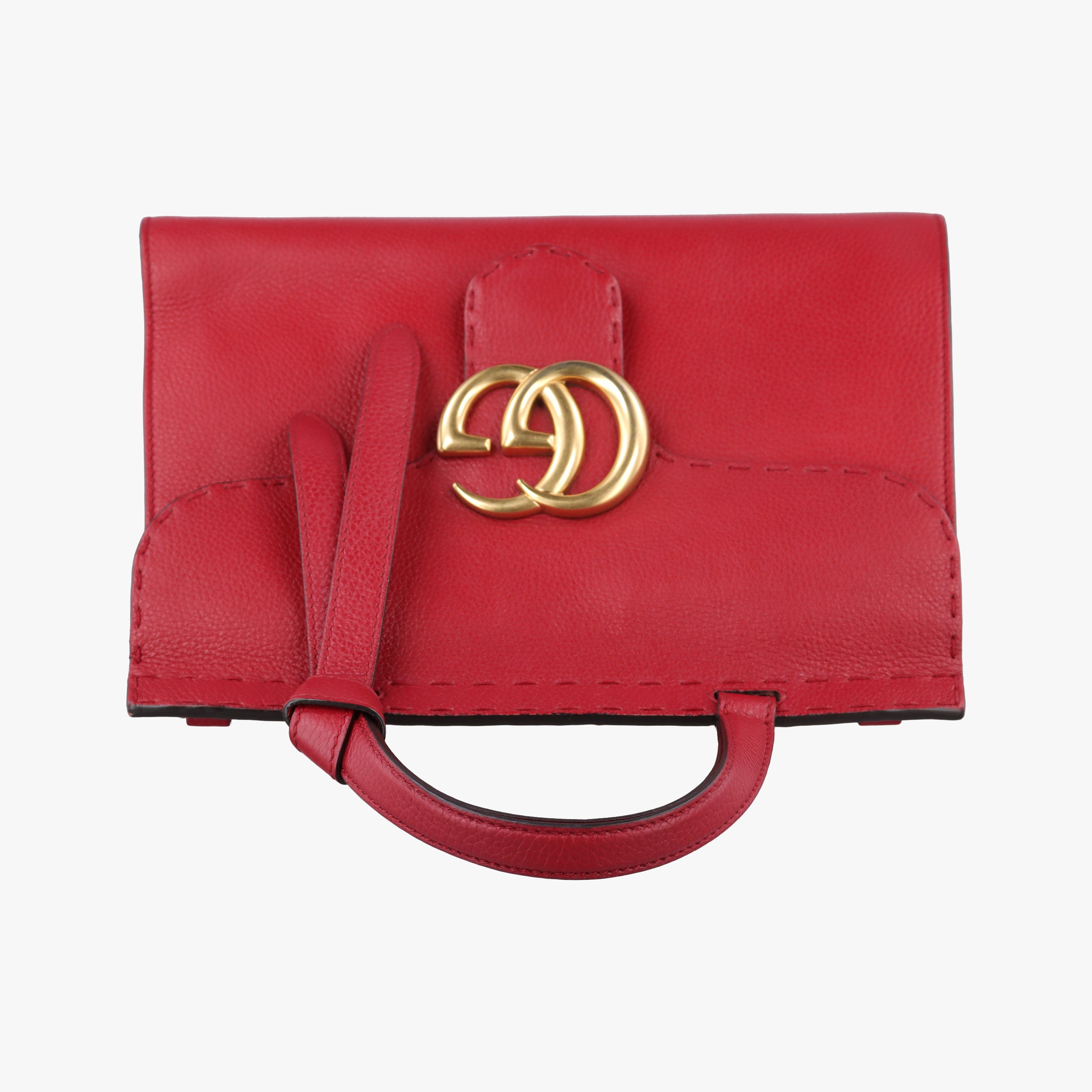 GG Marmont Red Leather 421890 Lot number unknownGGマーモント レッド レザー 421890 製番不明