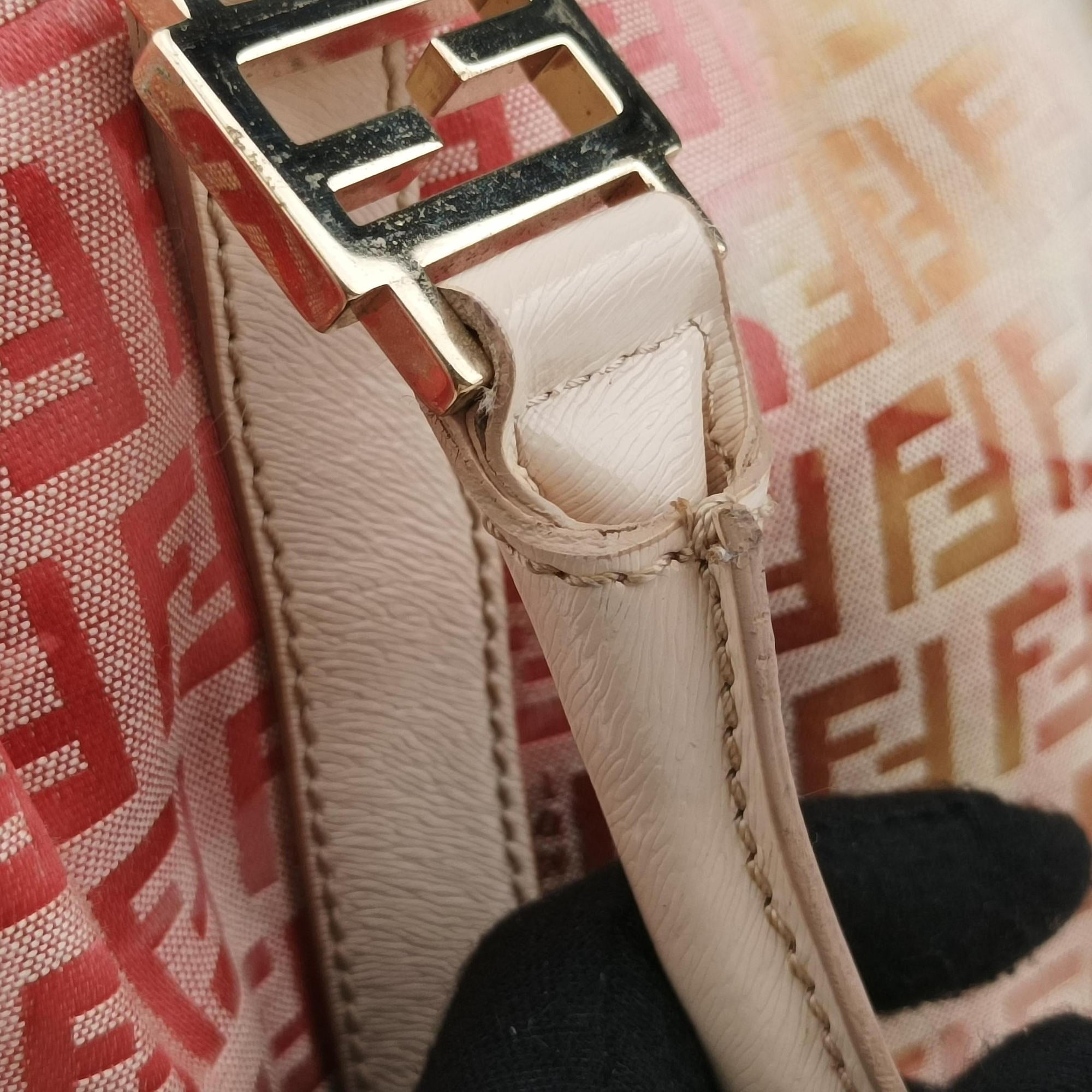 Zucchino Forever Bauletto Pink×Multicolour canvas×leather 8BL068 8BL068/CT5 108/2305ズッキーノ フォーエバー バウレット ピンク×マルチカラー キャンバス×レザー 8BL068 8BL068/CT5 108/2305