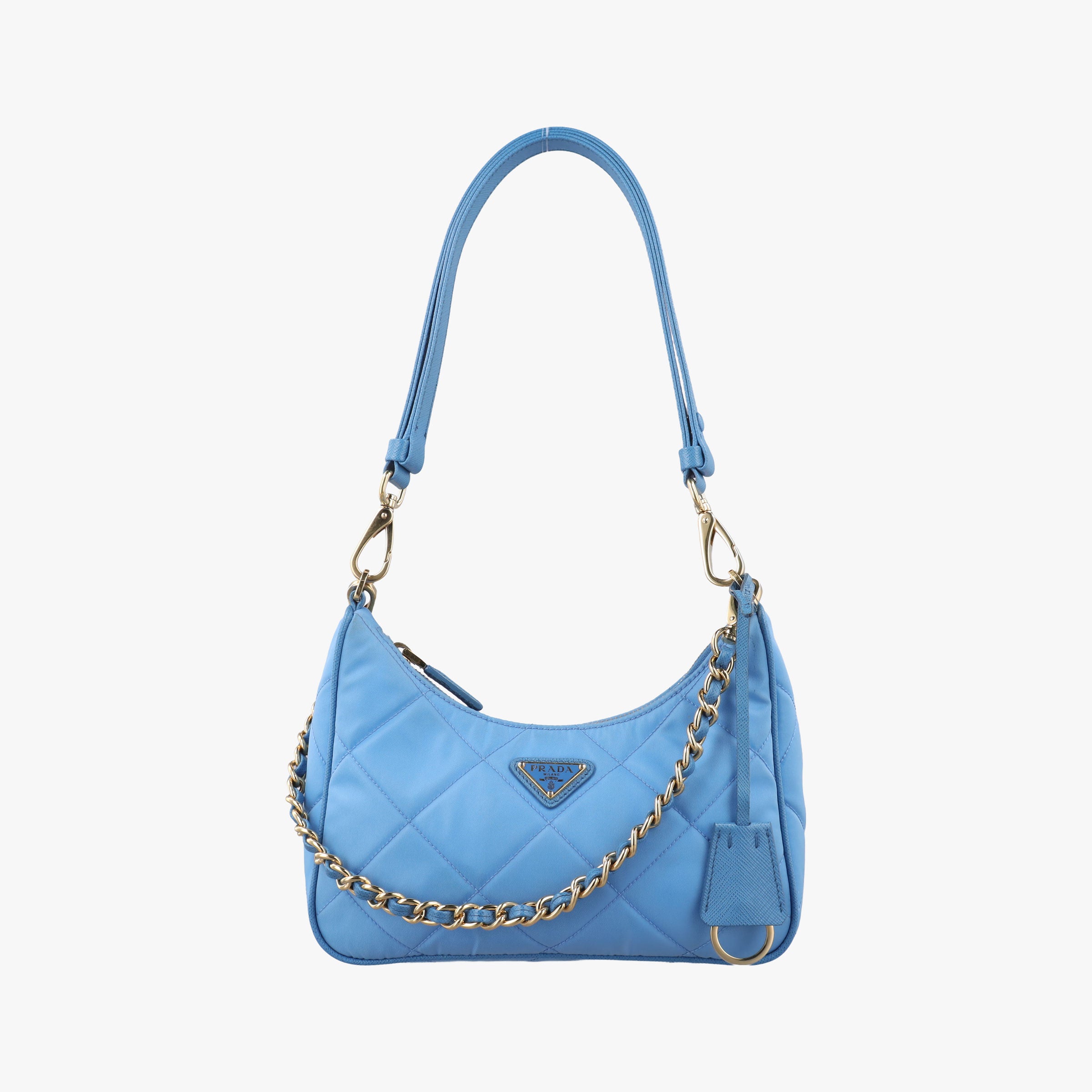 Re-Edition 1995 Re-Nylon Periwinkle Blue Nylon×Saffiano Leather 1BC204 180リエディション 1995 リナイロン ペリウィンブルブルー ナイロン×サフィアーノレザー 1BC204 180