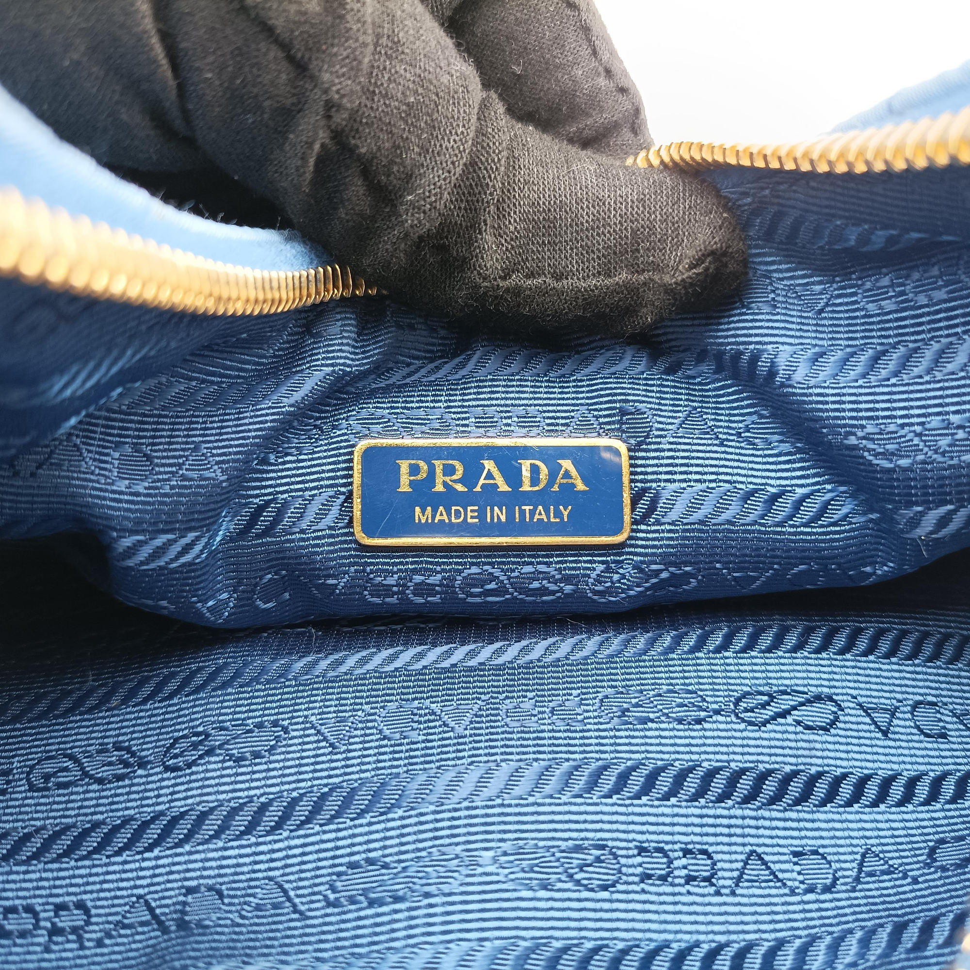 Re-Edition 1995 Re-Nylon Periwinkle Blue Nylon×Saffiano Leather 1BC204 180リエディション 1995 リナイロン ペリウィンブルブルー ナイロン×サフィアーノレザー 1BC204 180